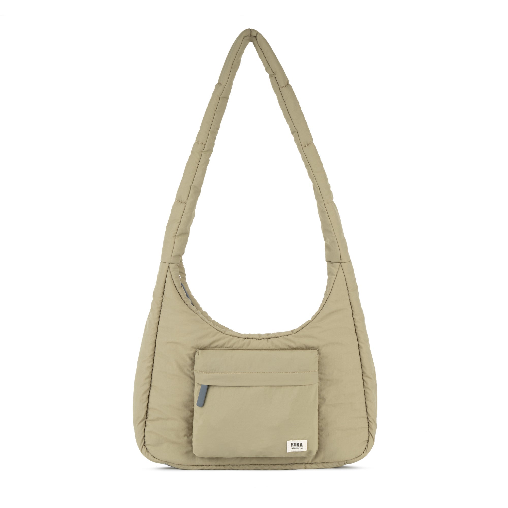 ROKA Belsize Taupe Medium Recycled Taslon Bag
