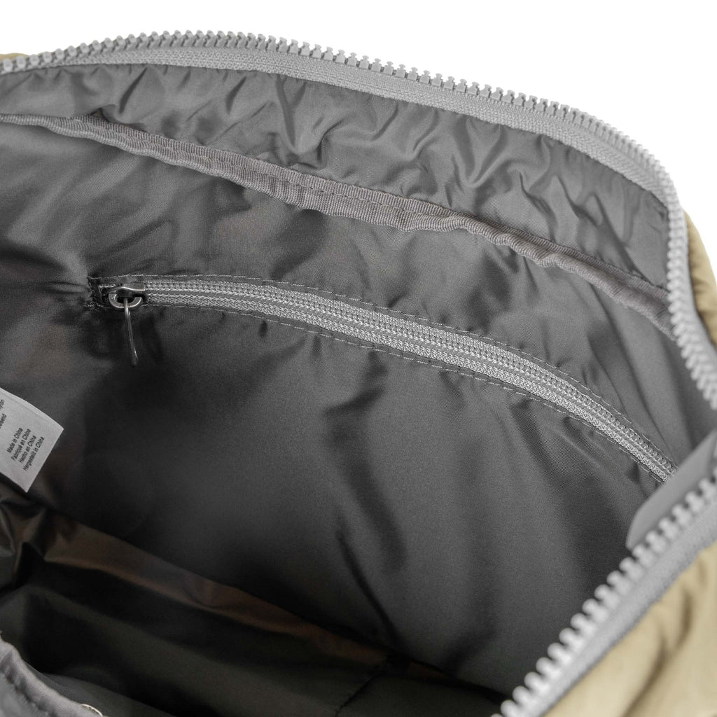 ROKA Belsize Taupe Medium Recycled Taslon Bag