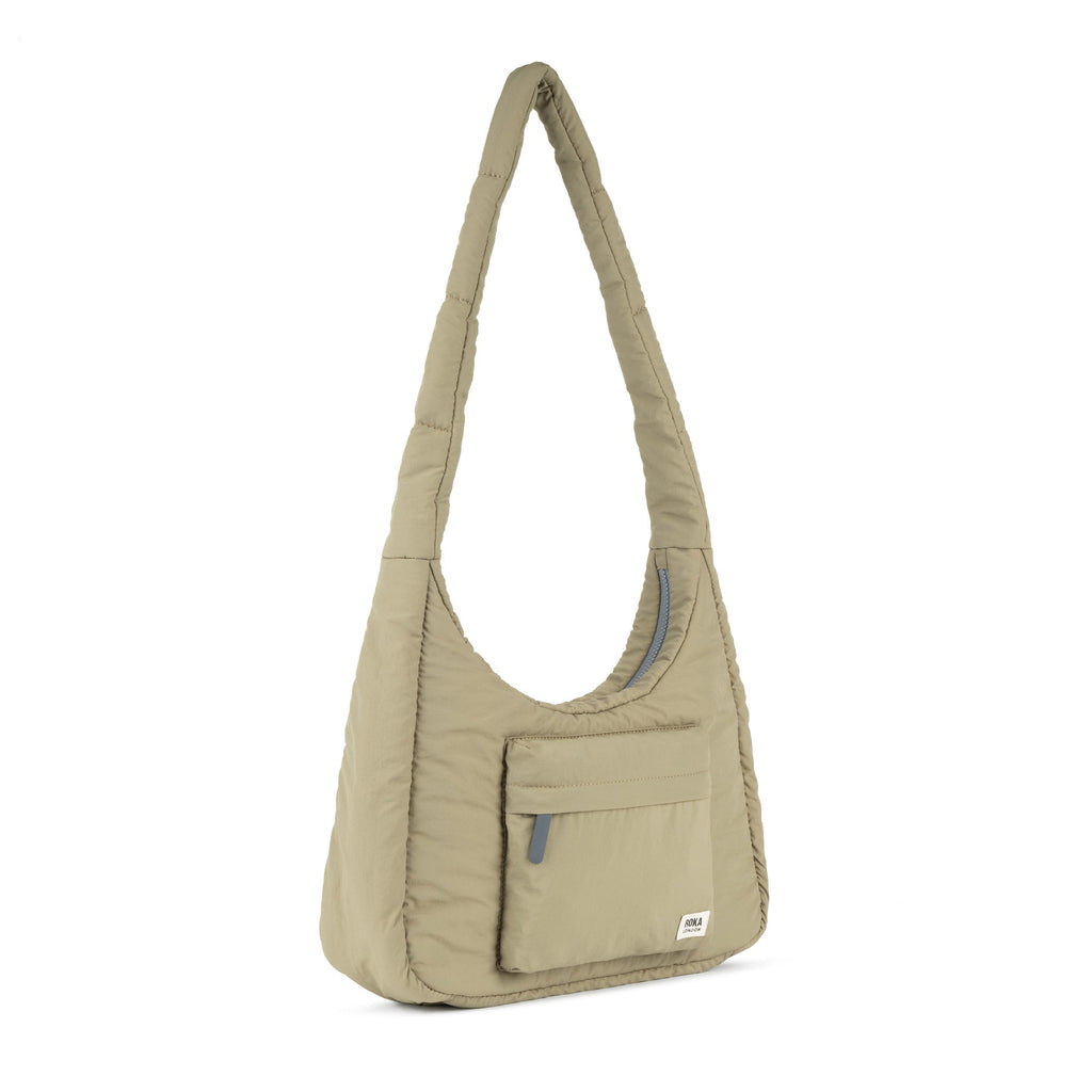 ROKA Belsize Taupe Medium Recycled Taslon Bag