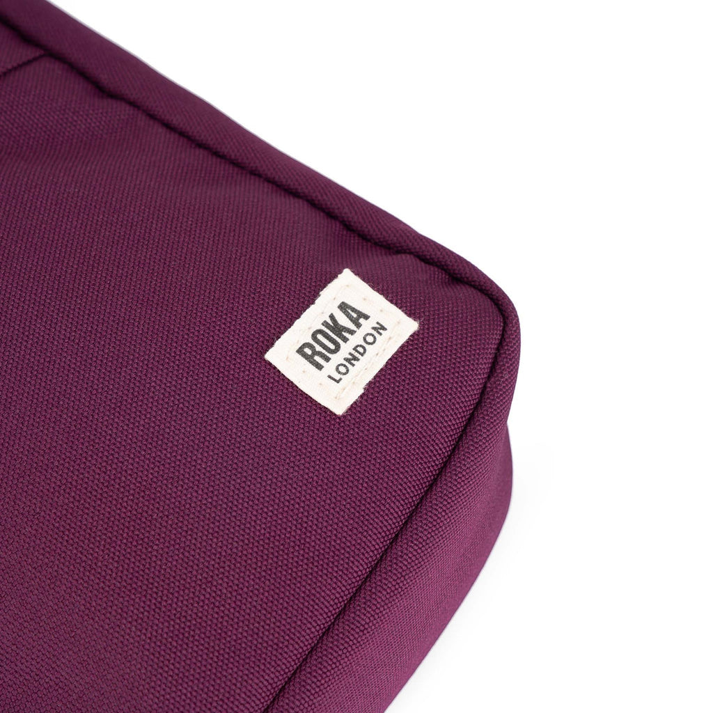 ROKA Bond Cherry Lacquer Recycled Canvas Bag