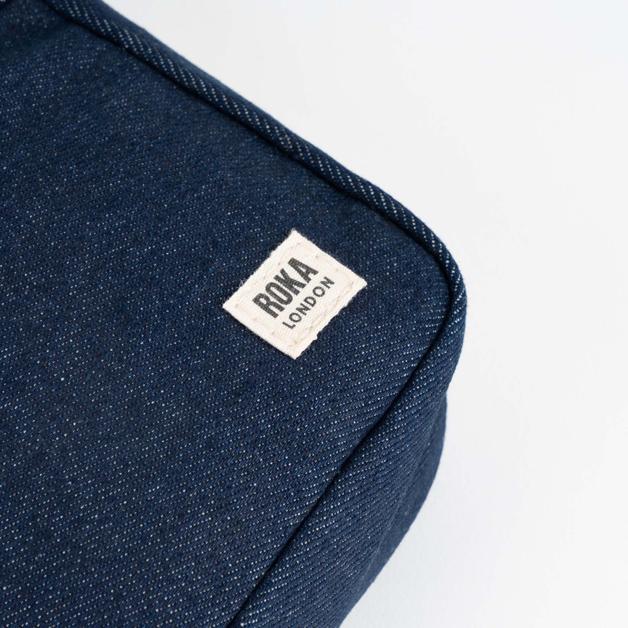 ROKA Bond Dark Denim Recycled Canvas Bag