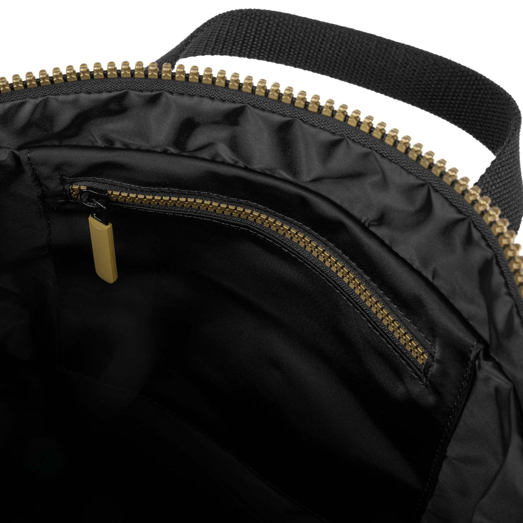 ROKA Canfield B Gold Label Black Medium Recycled Nylon Bag