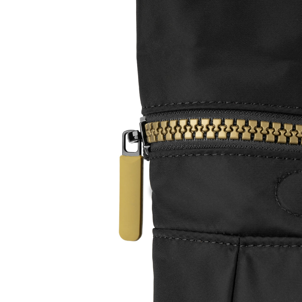 ROKA Canfield B Gold Label Black Medium Recycled Nylon Bag