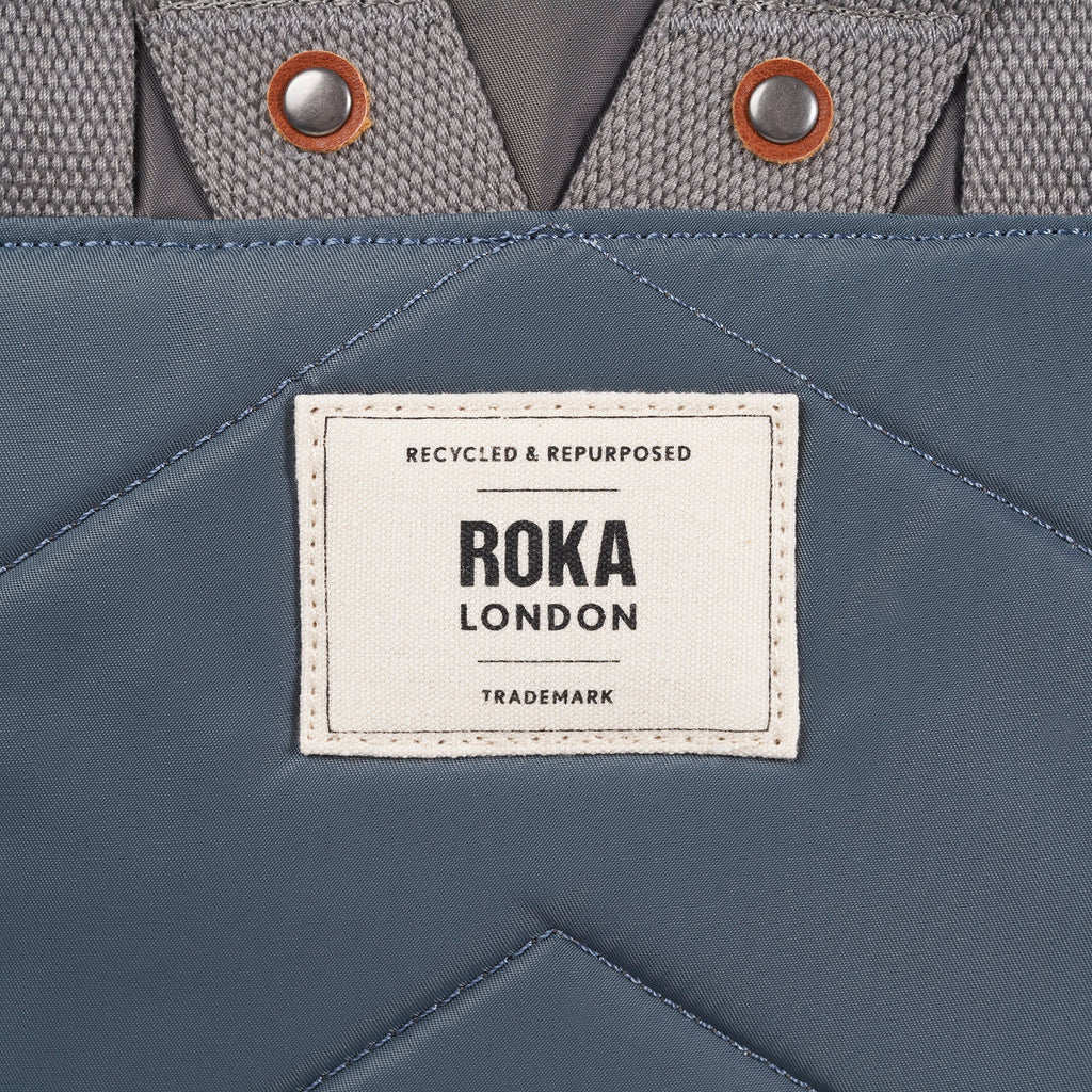 ROKA Canfield B Grey Tonal Small Recycled Nylon Bag