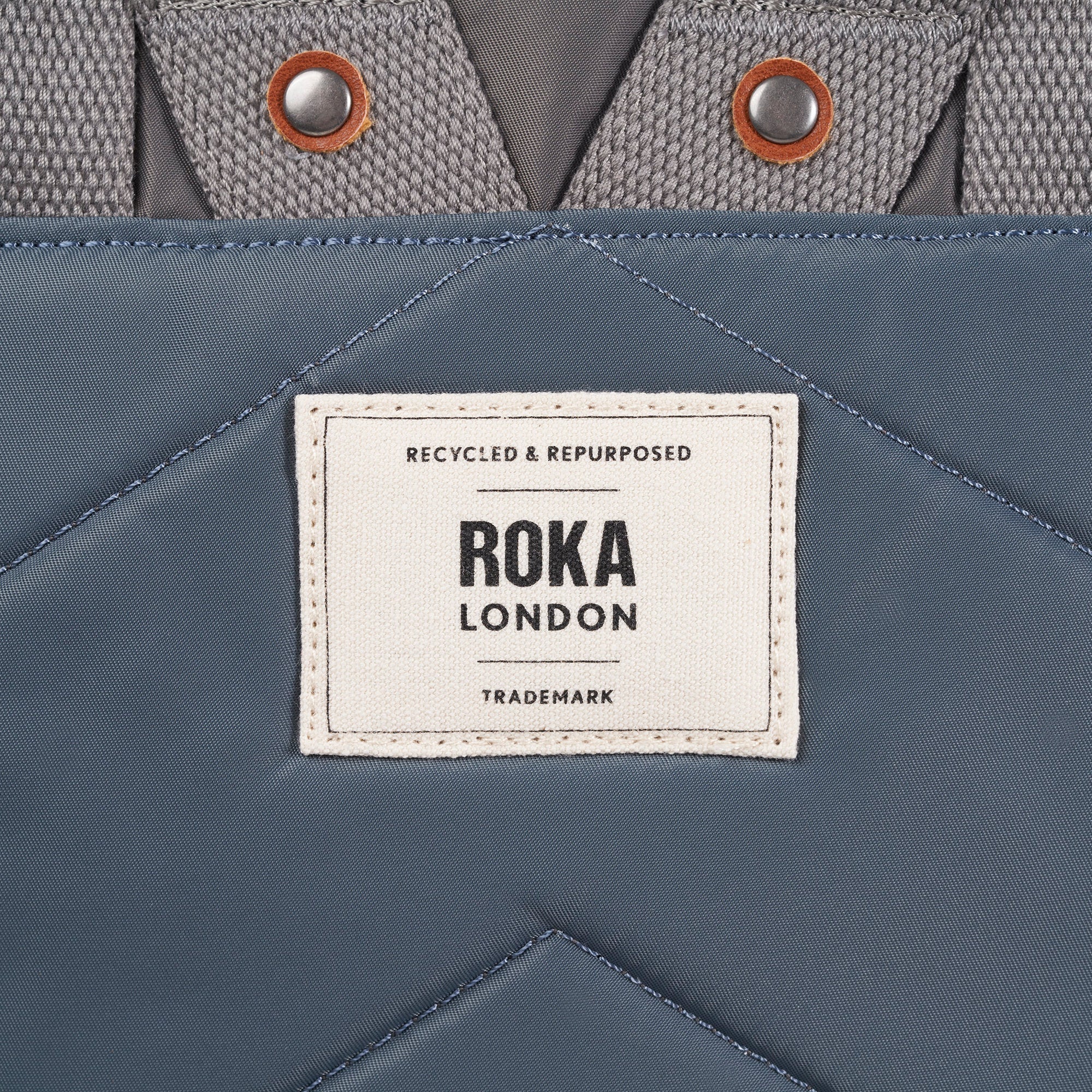 ROKA Canfield B Grey Tonal Small Recycled Nylon Bag
