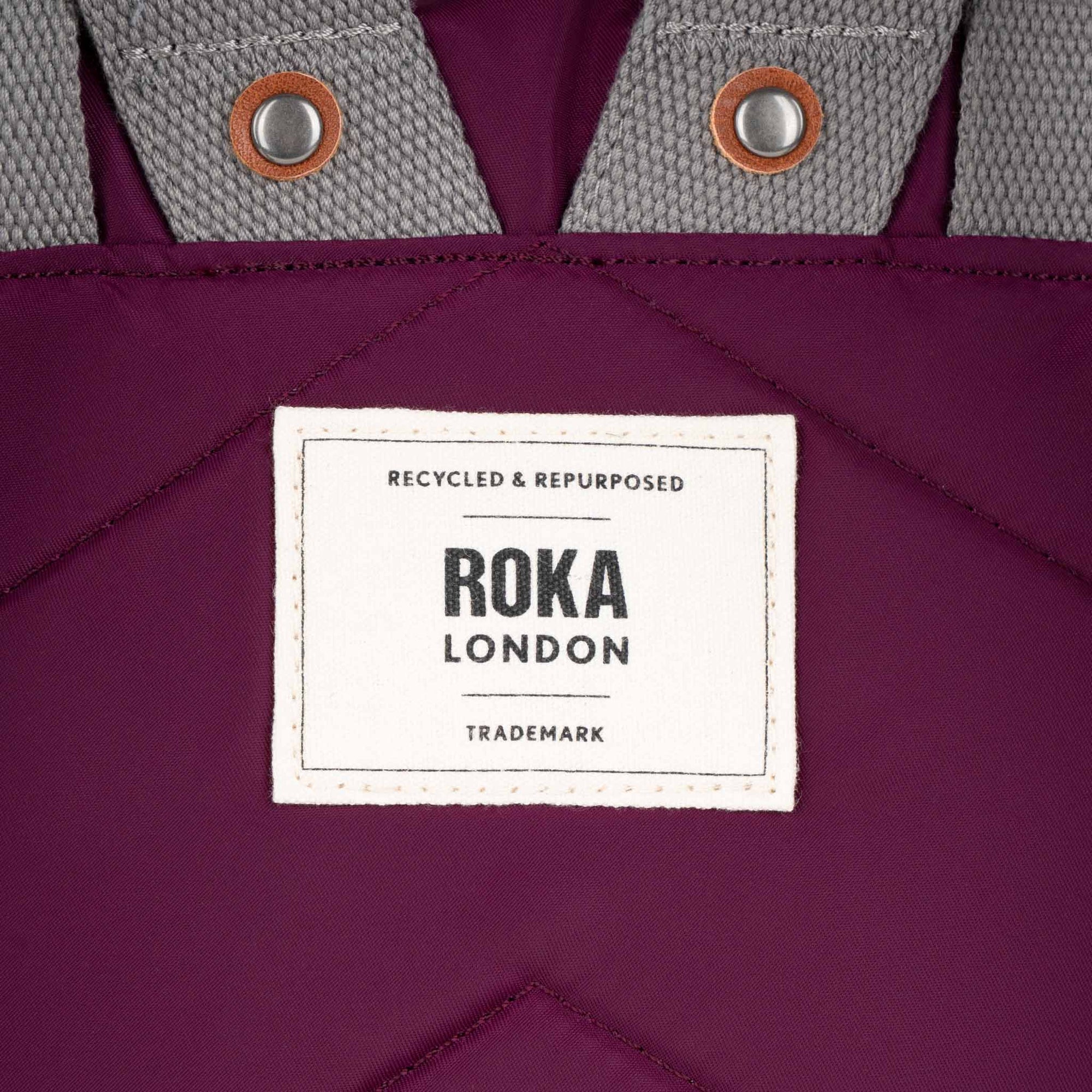 ROKA Canfield B Royal Burgundy Medium Recycled Nylon Bag