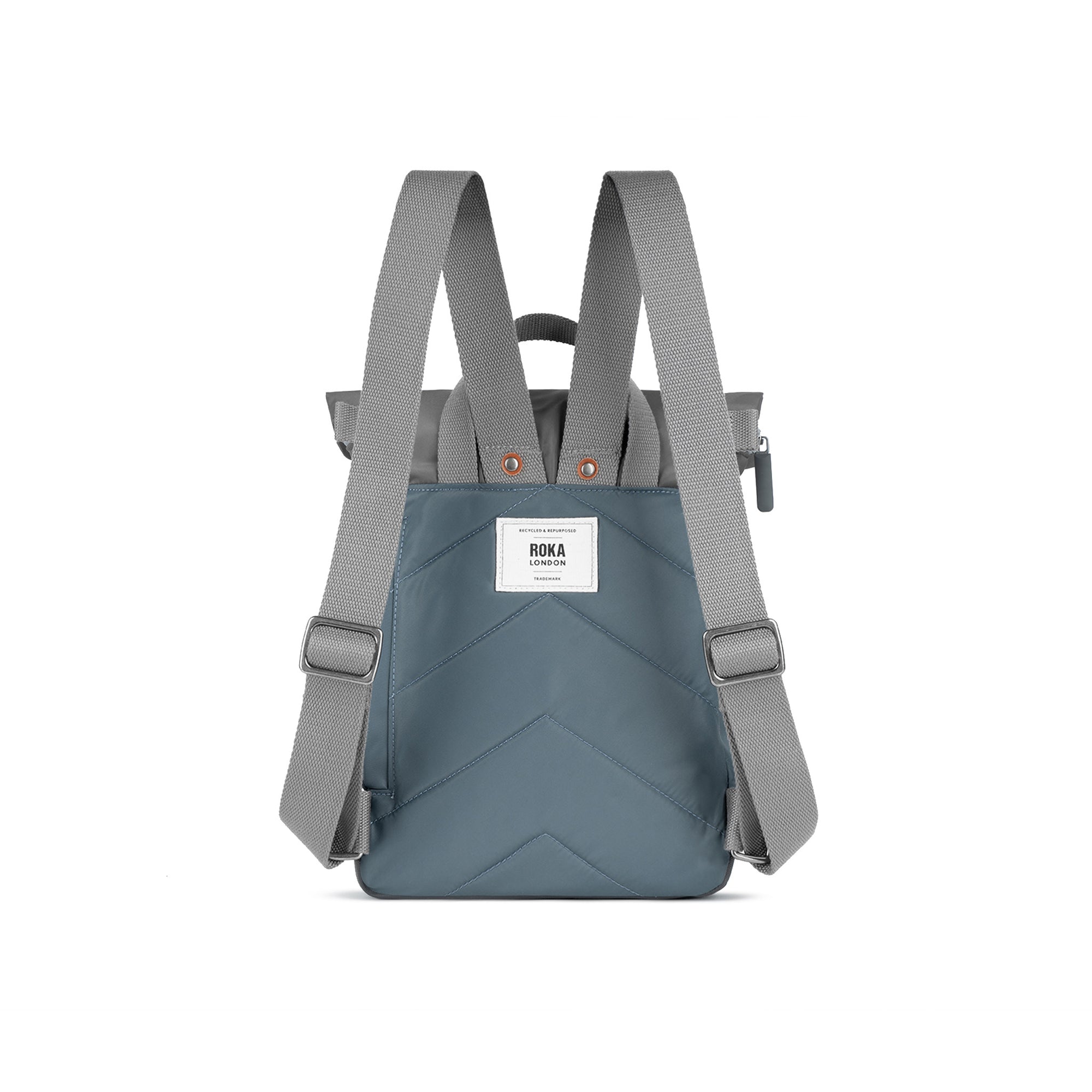 ROKA Canfield B Grey Tonal Small Recycled Nylon Bag