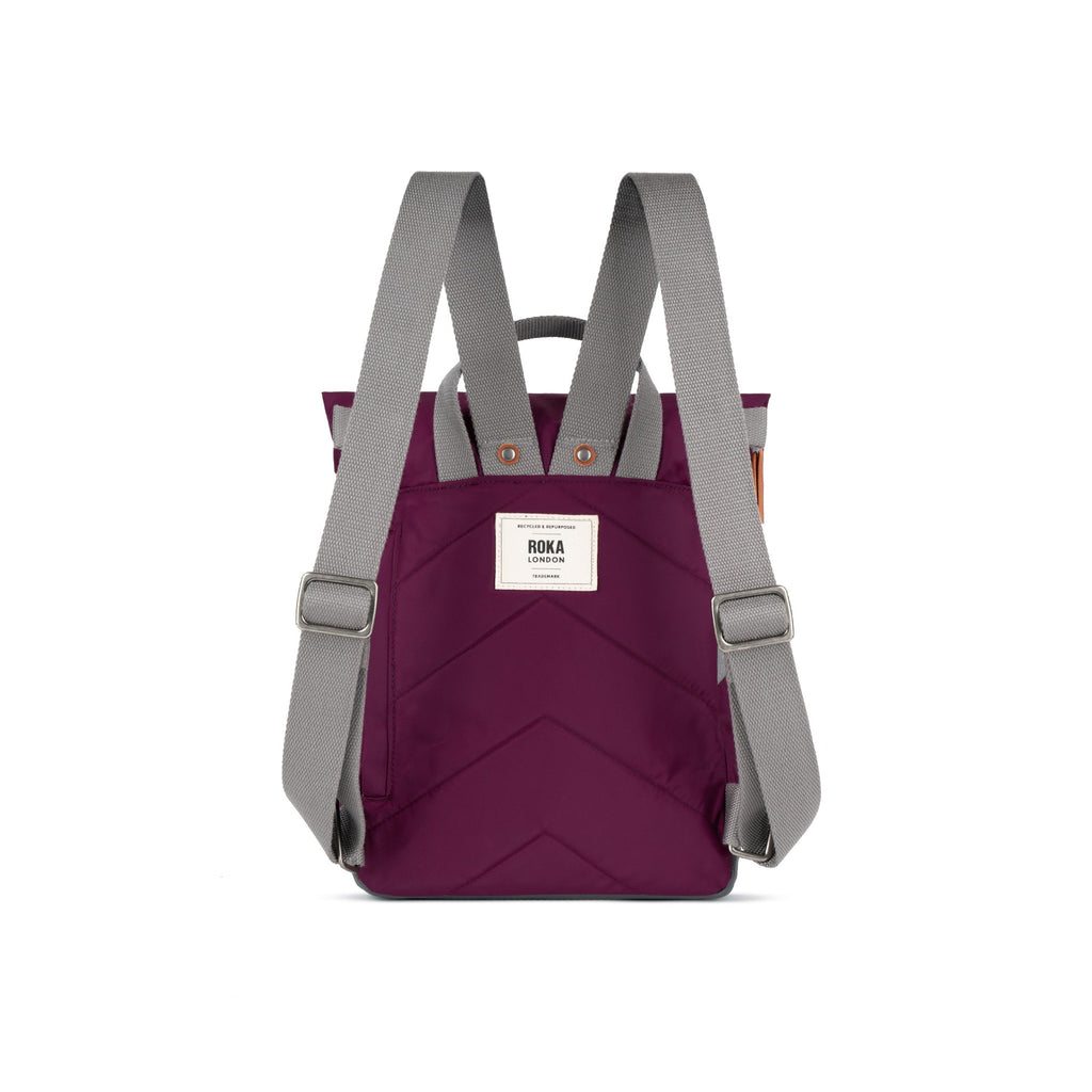 ROKA Canfield B Royal Burgundy Small Recycled Nylon Bag