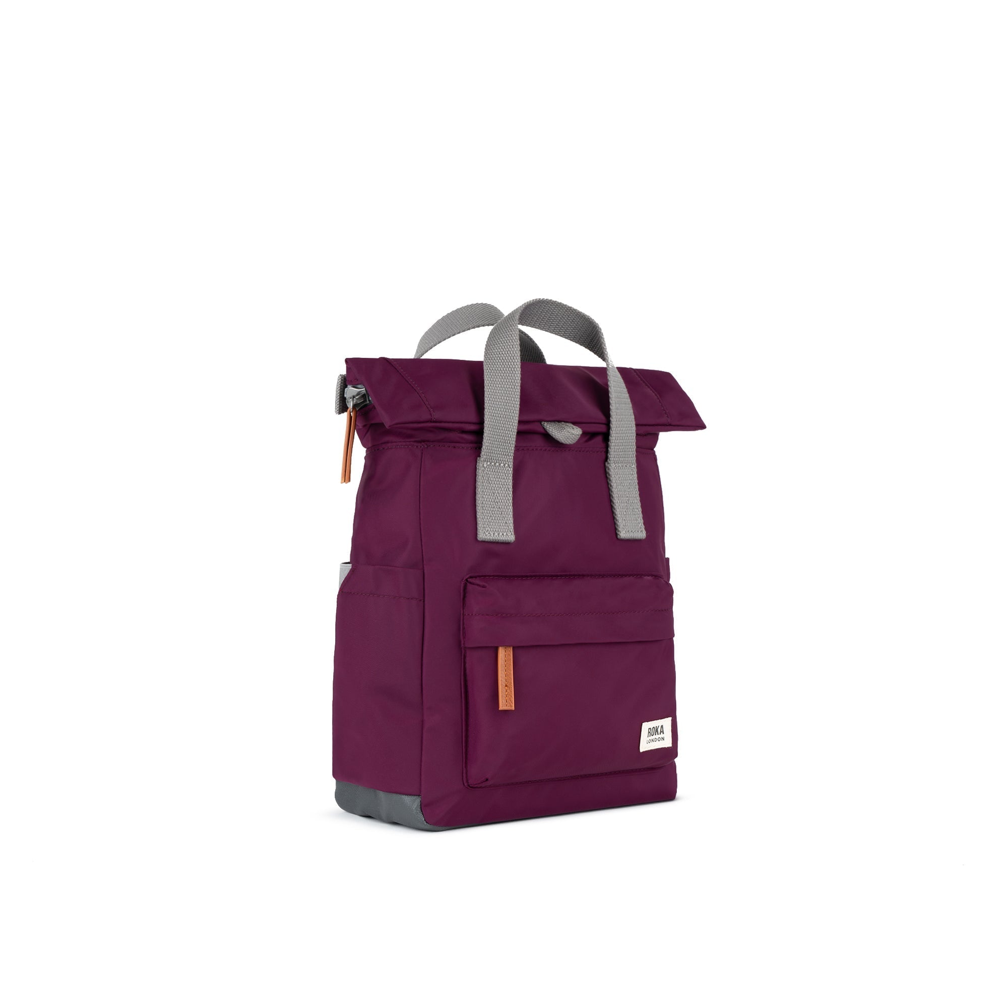 ROKA Canfield B Royal Burgundy Small Recycled Nylon Bag