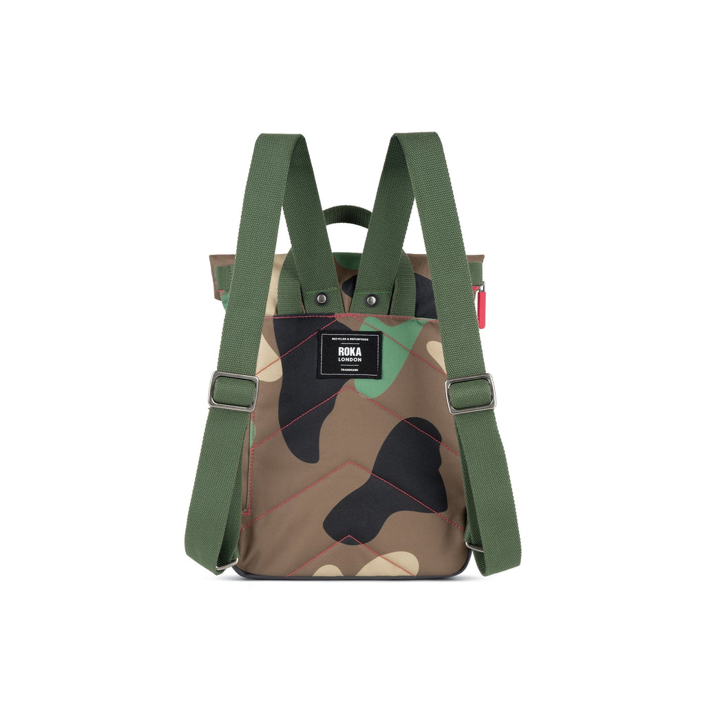 ROKA Canfield B Vintage Camo Small Recycled Canvas Bag