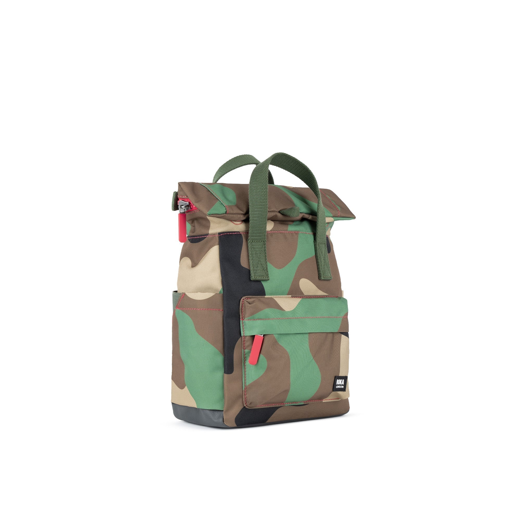 ROKA Canfield B Vintage Camo Small Recycled Canvas Bag