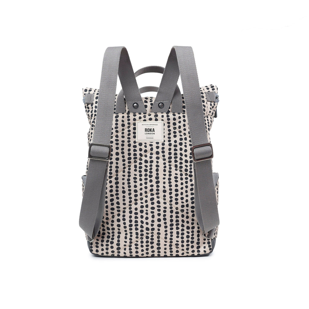 ROKA Canfield B Linear Dot Medium Recycled Canvas Bag