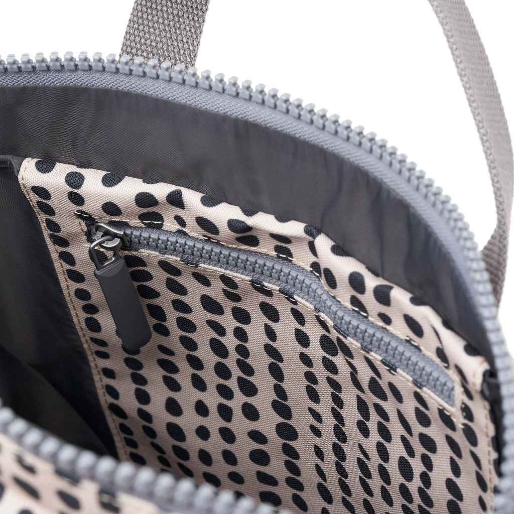 ROKA Canfield B Linear Dot Medium Recycled Canvas Bag