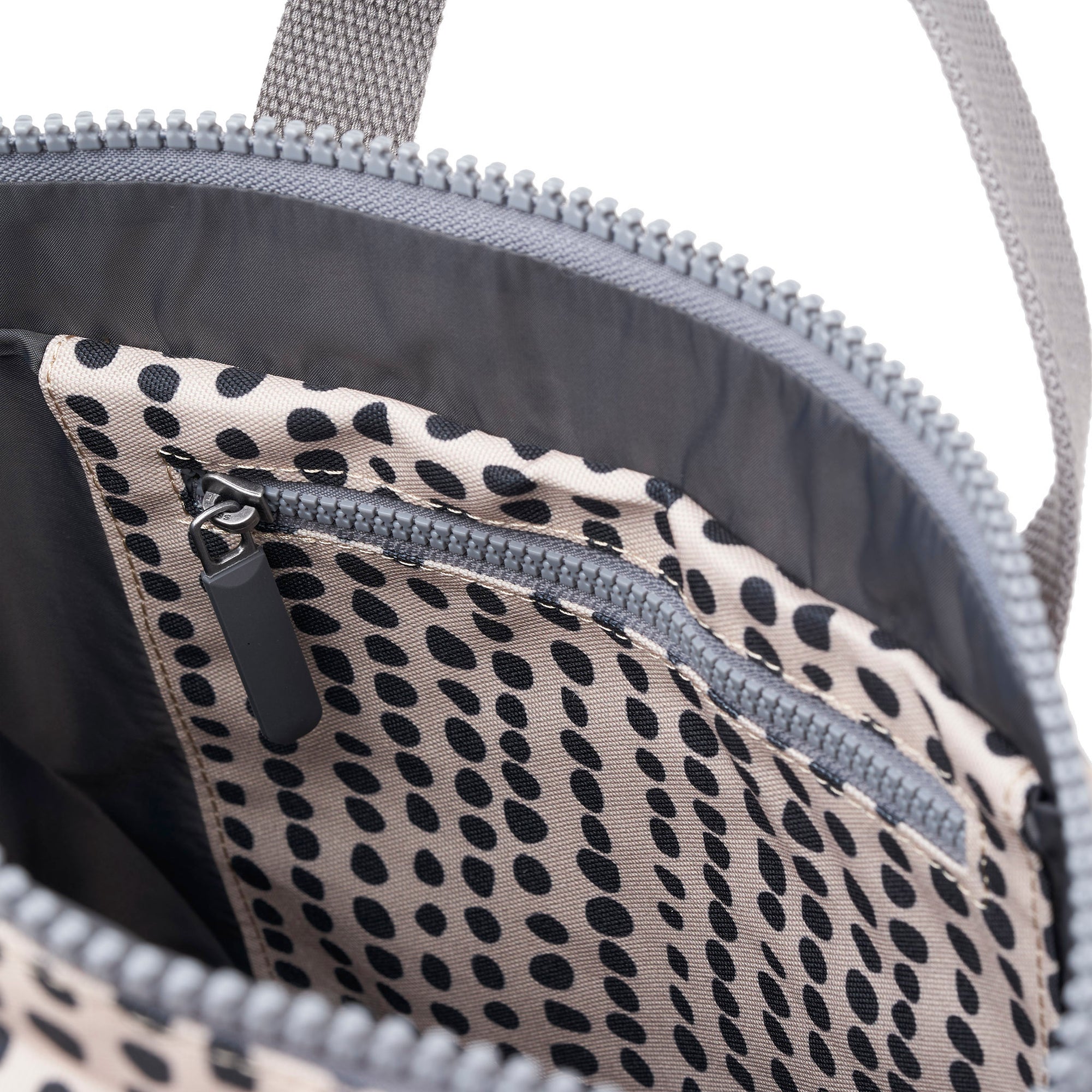 ROKA Canfield B Linear Dot Medium Recycled Canvas Bag