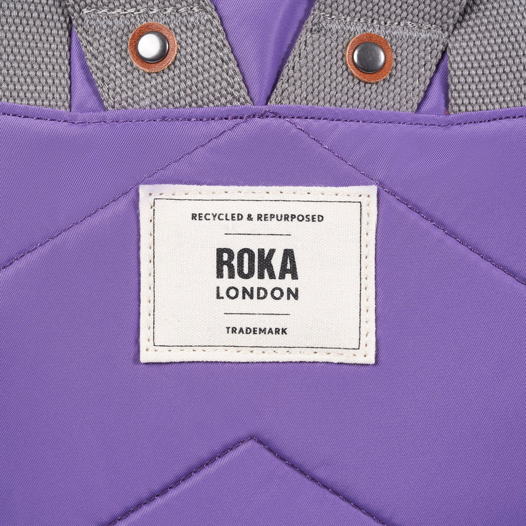 ROKA Canfield B Fresh Purple Medium Recycled Nylon Bag