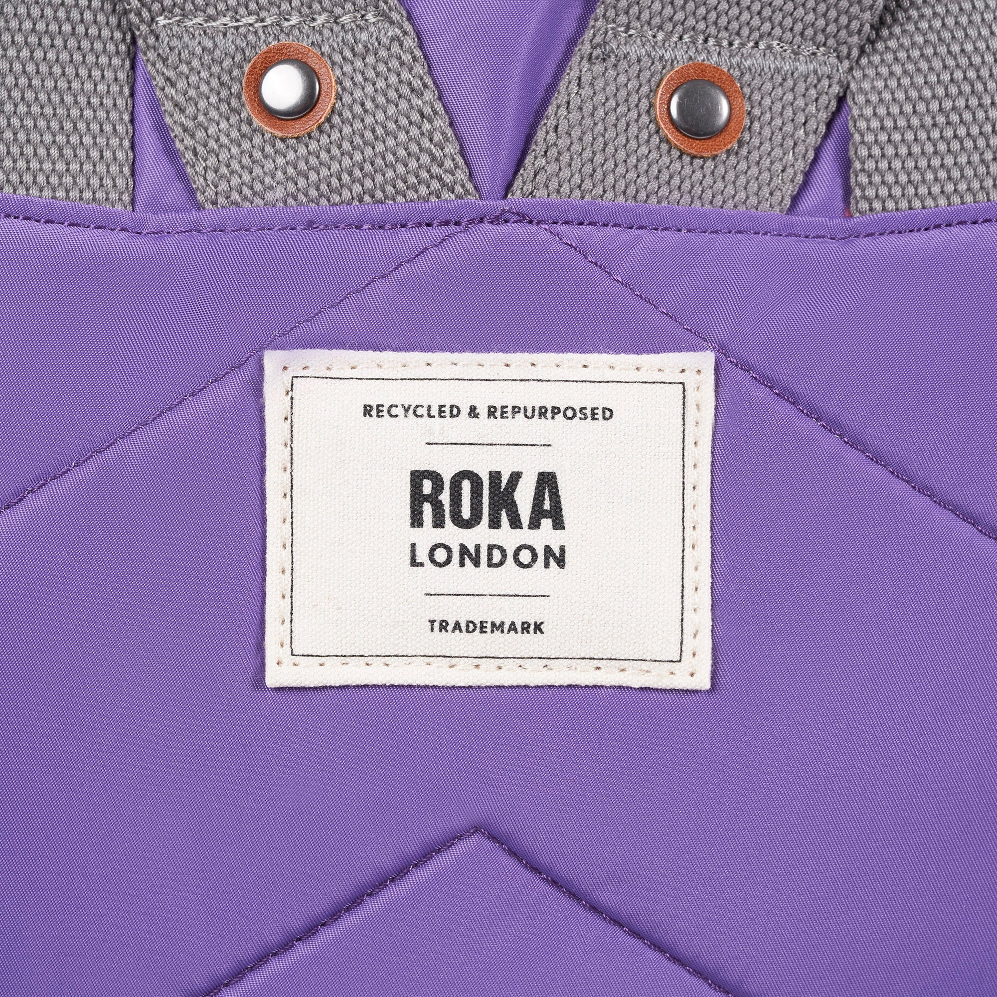 ROKA Canfield B Fresh Purple Medium Recycled Nylon Bag