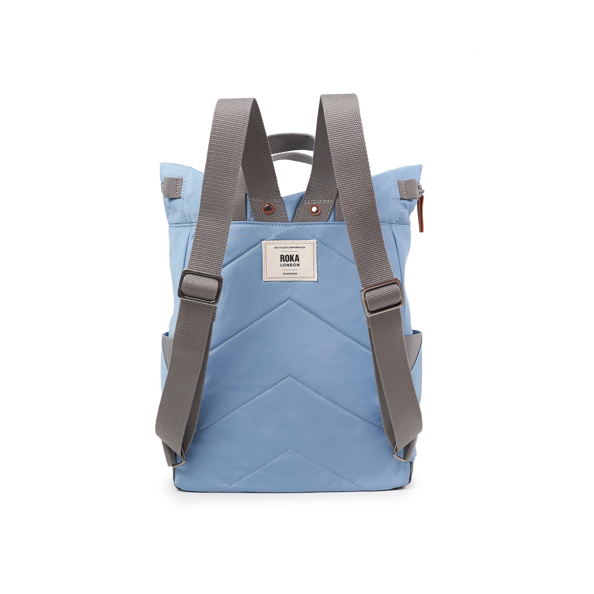 ROKA Canfield B Retro Blue Medium Recycled Nylon Bag