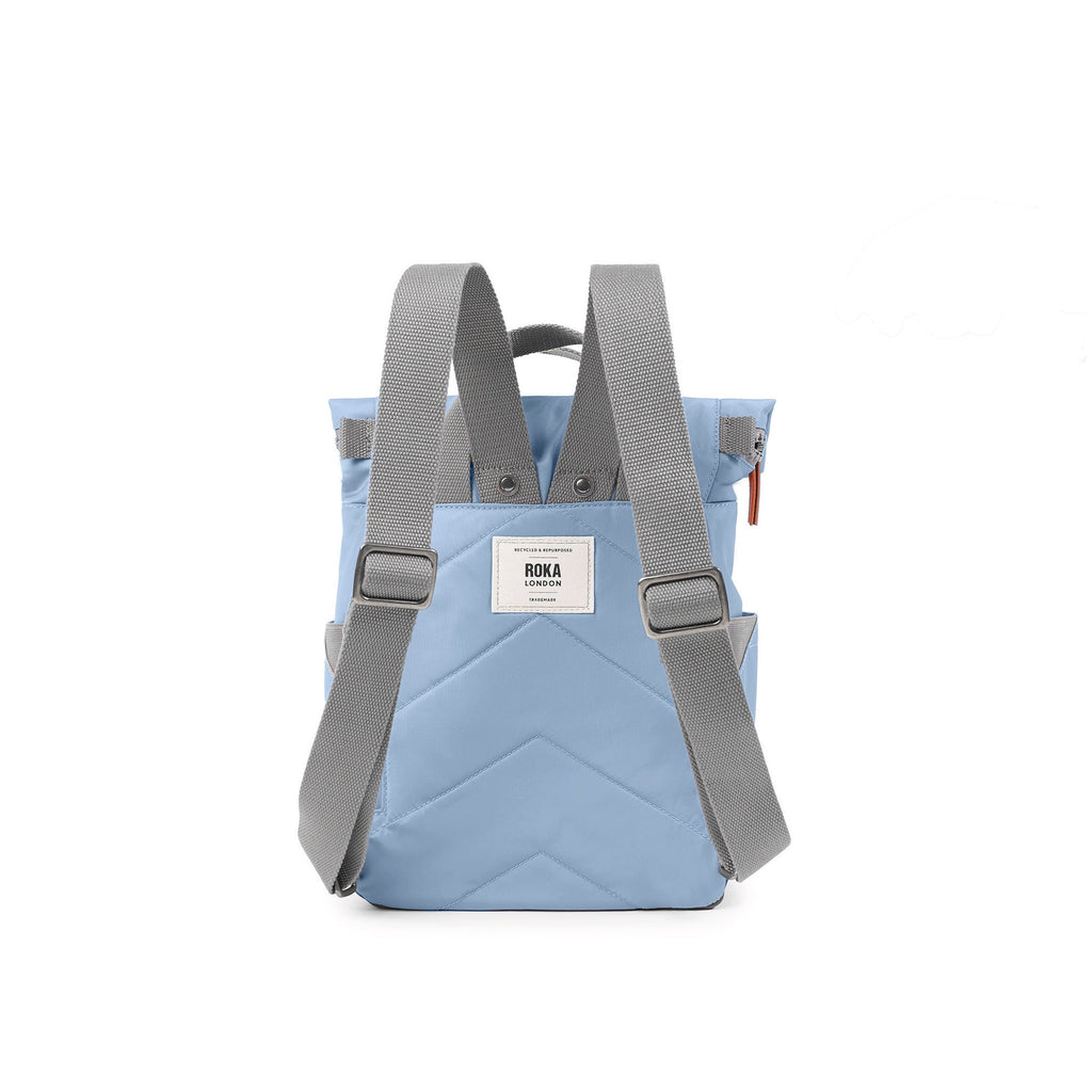 ROKA Canfield B Retro Blue Small Recycled Nylon Bag
