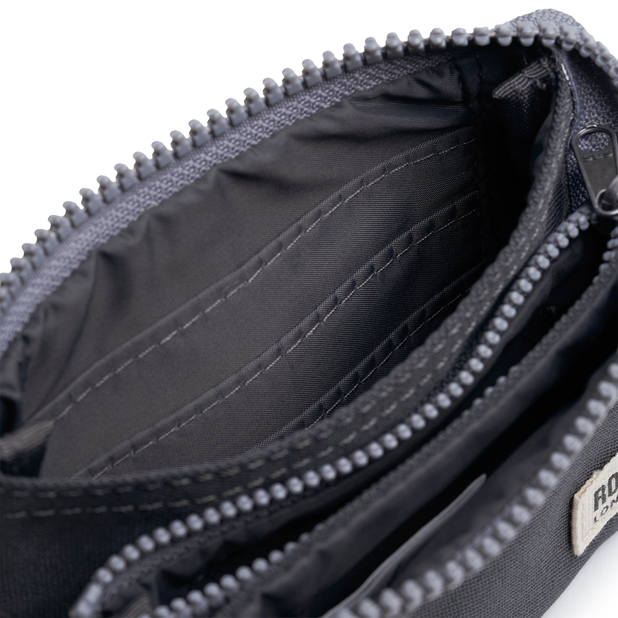 ROKA Carnaby Faded Black Small Recycled Canvas Purse