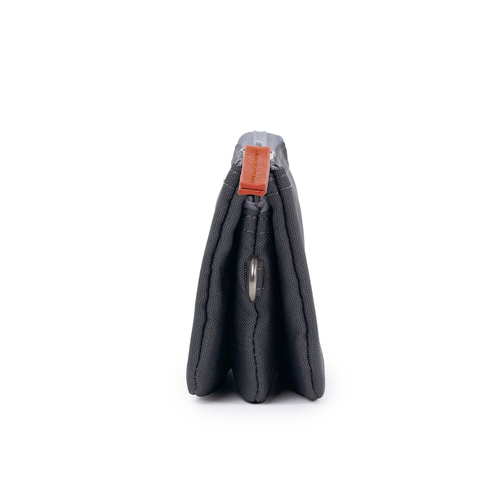 ROKA Carnaby Faded Black Small Recycled Canvas Purse
