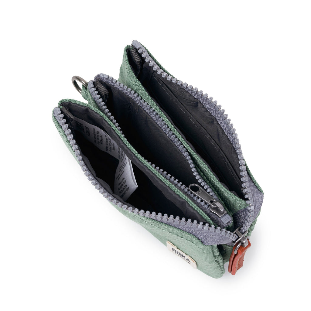 ROKA Carnaby Frost Small Recycled Canvas Purse