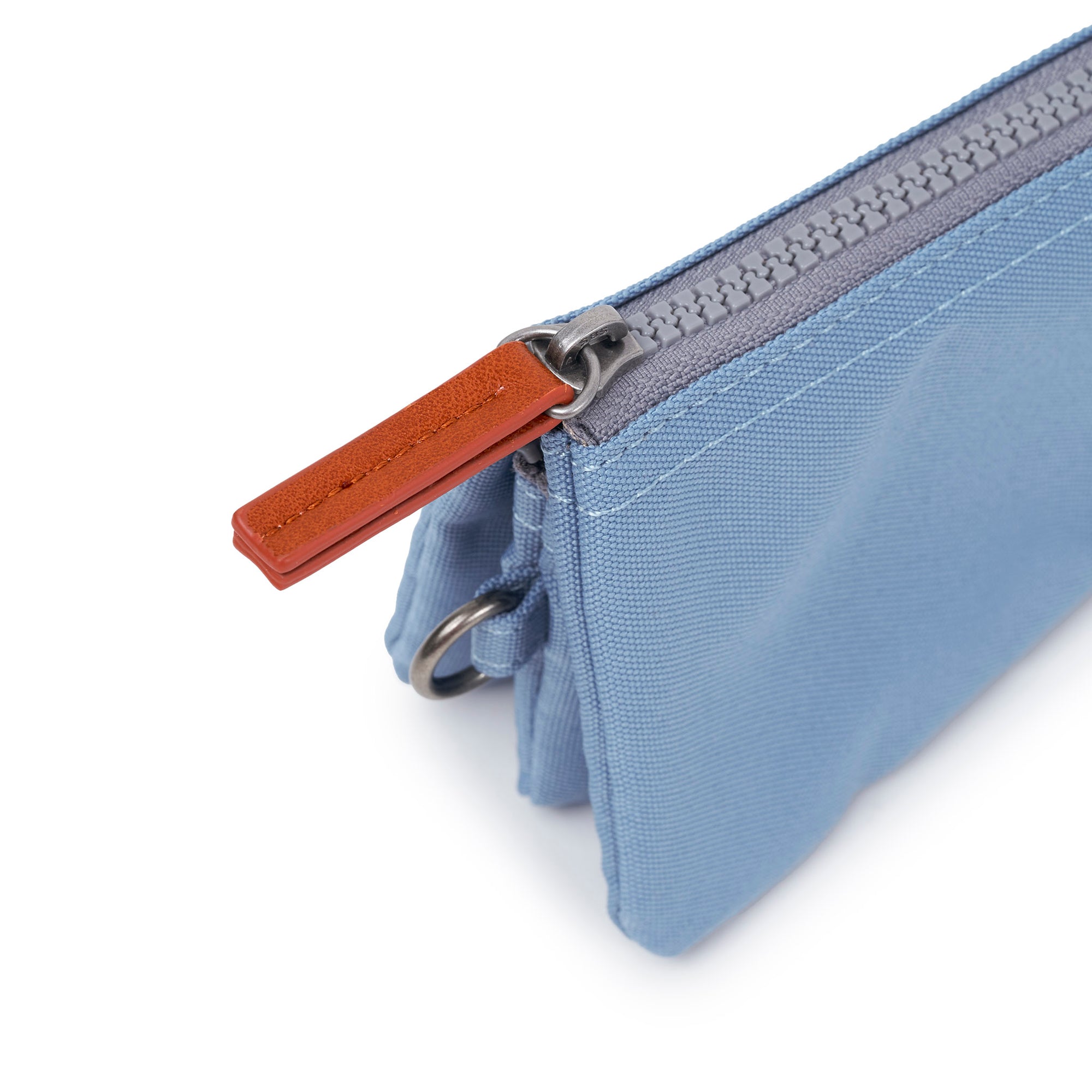 ROKA Carnaby Retro Blue Small Recycled Canvas Purse