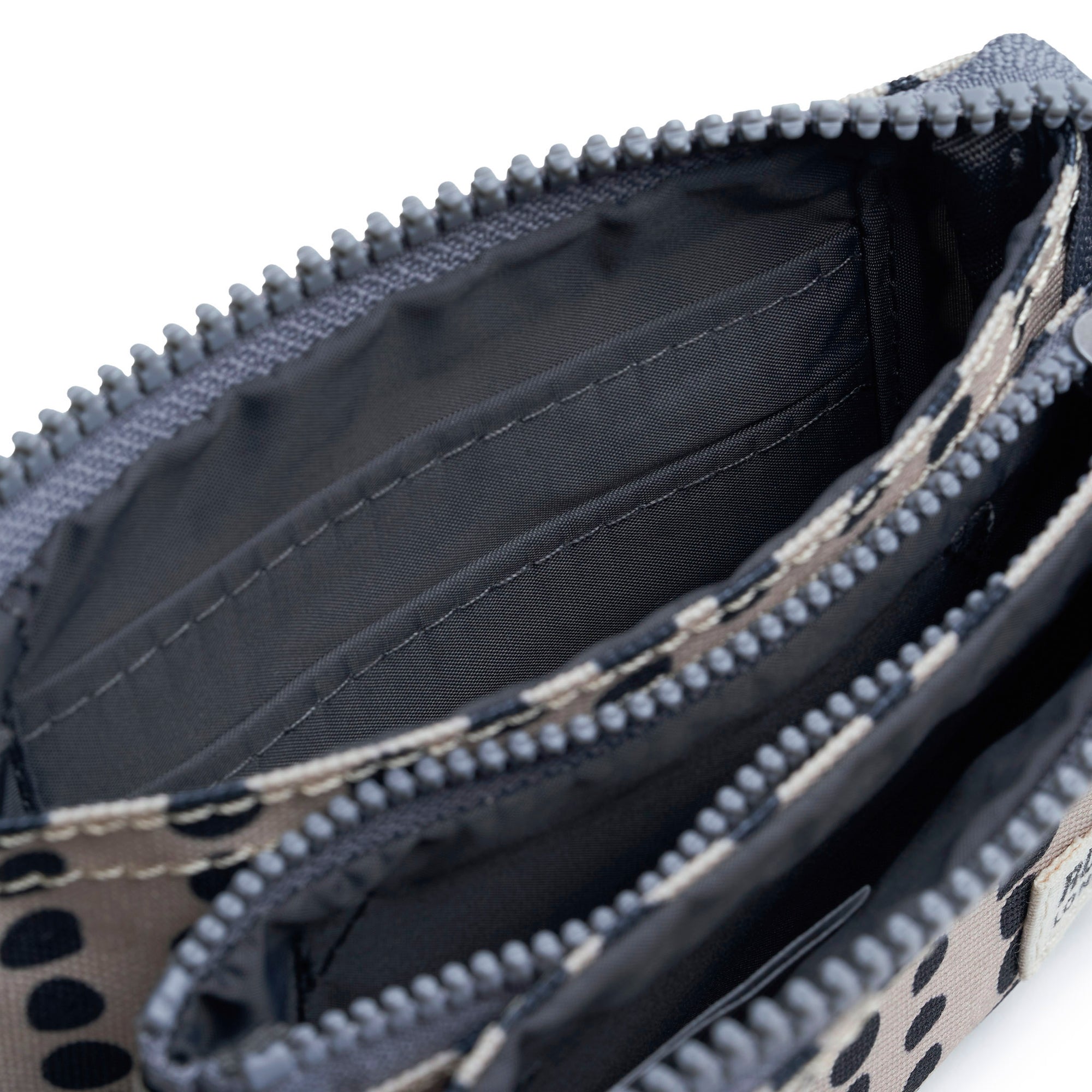 ROKA Carnaby Linear Dot Small Recycled Canvas Purse
