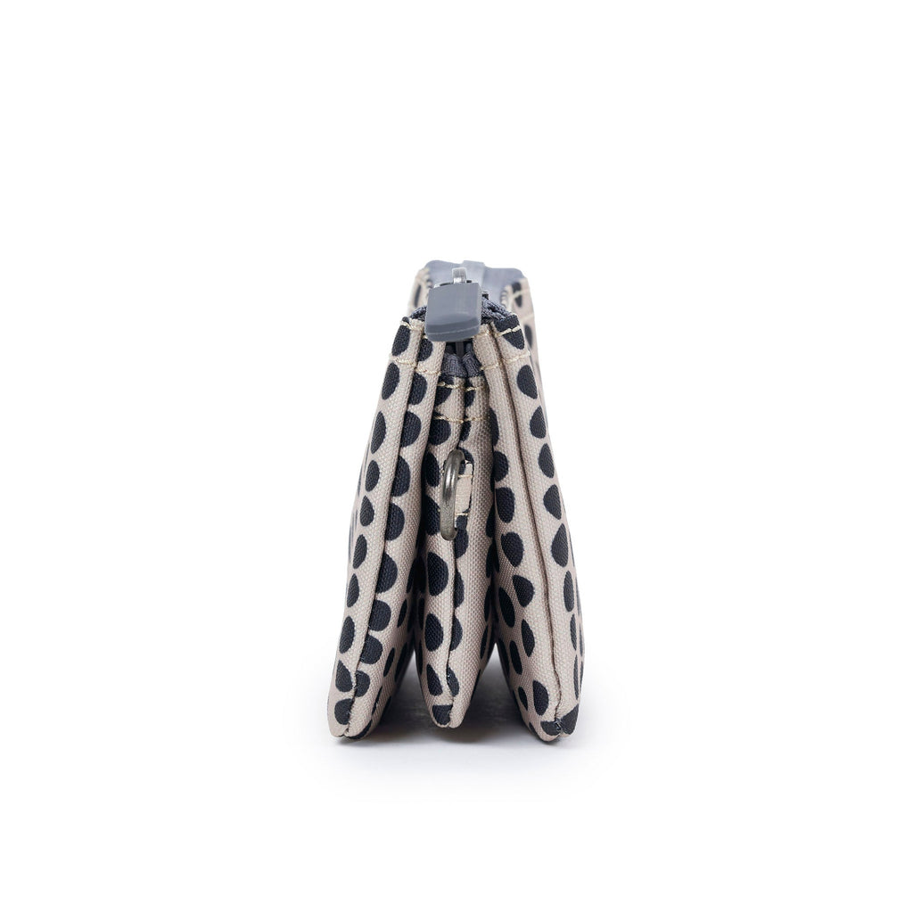 ROKA Carnaby Linear Dot Small Recycled Canvas Purse