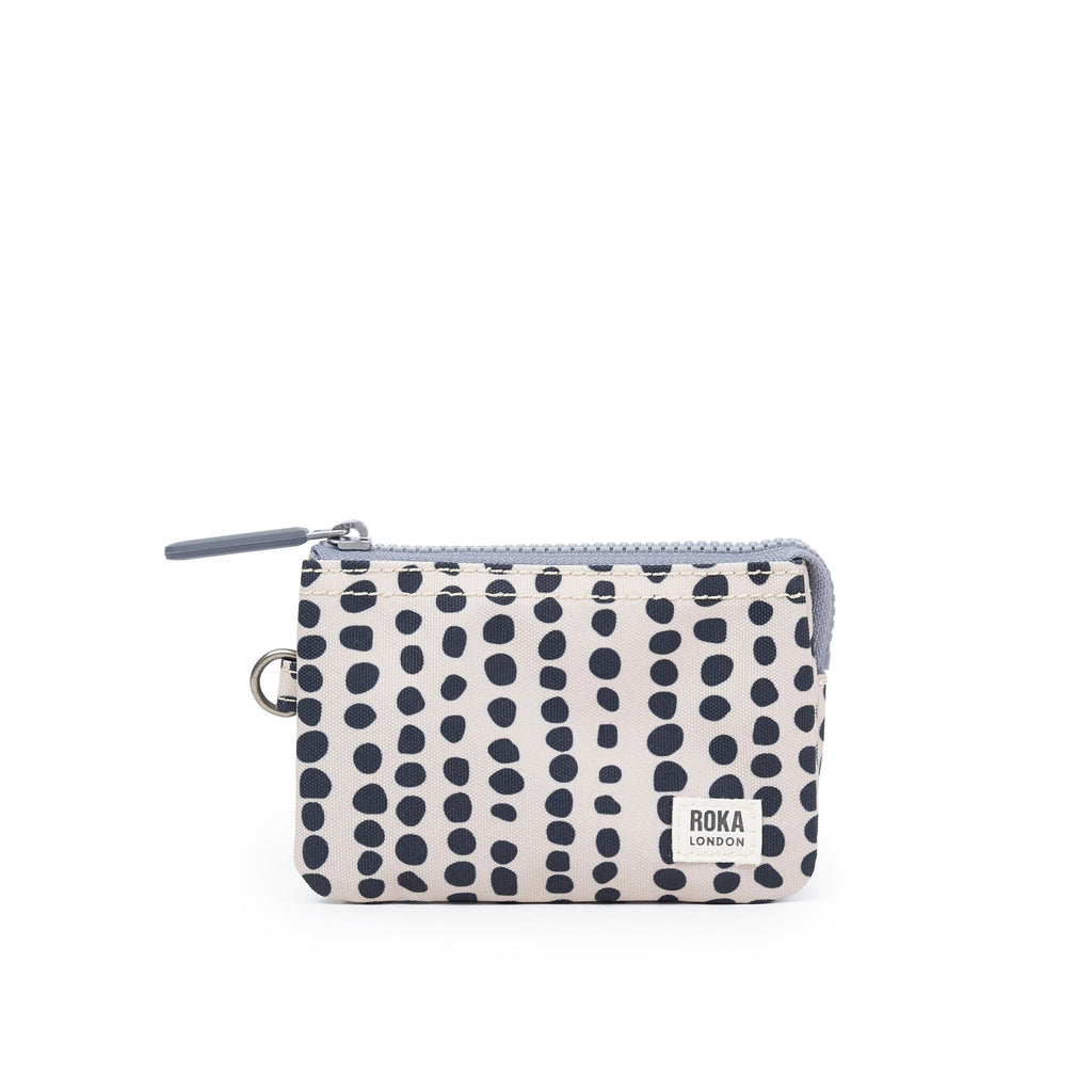 ROKA Carnaby Linear Dot Small Recycled Canvas Purse