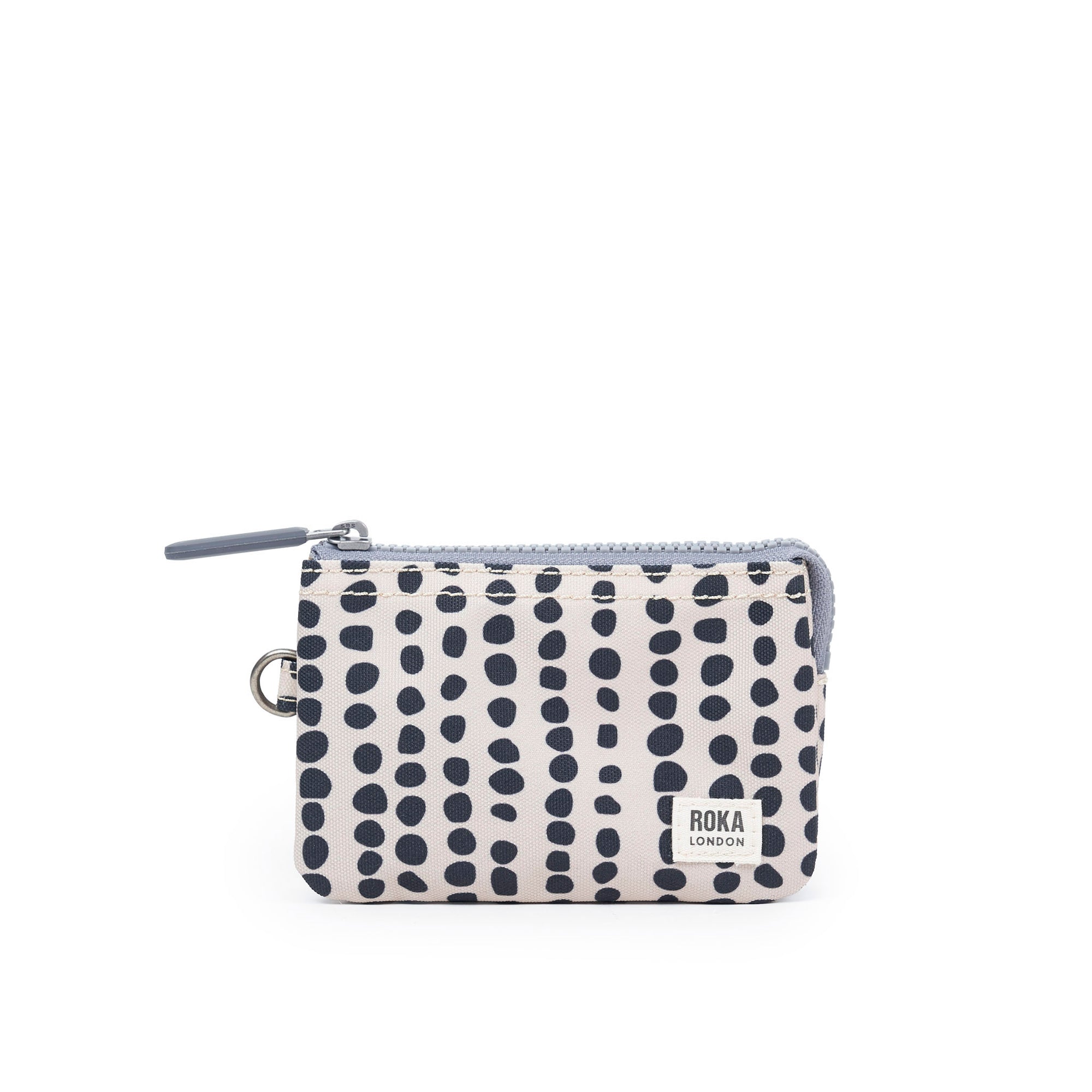 ROKA Carnaby Linear Dot Small Recycled Canvas Purse