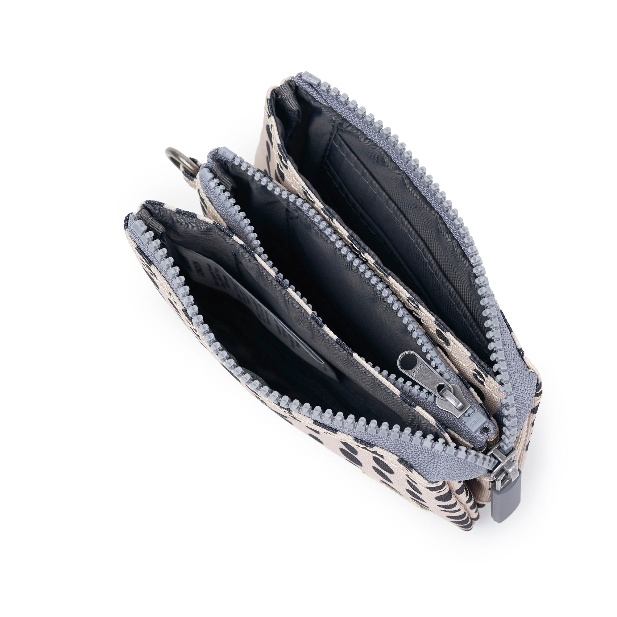 ROKA Carnaby Linear Dot Small Recycled Canvas Purse