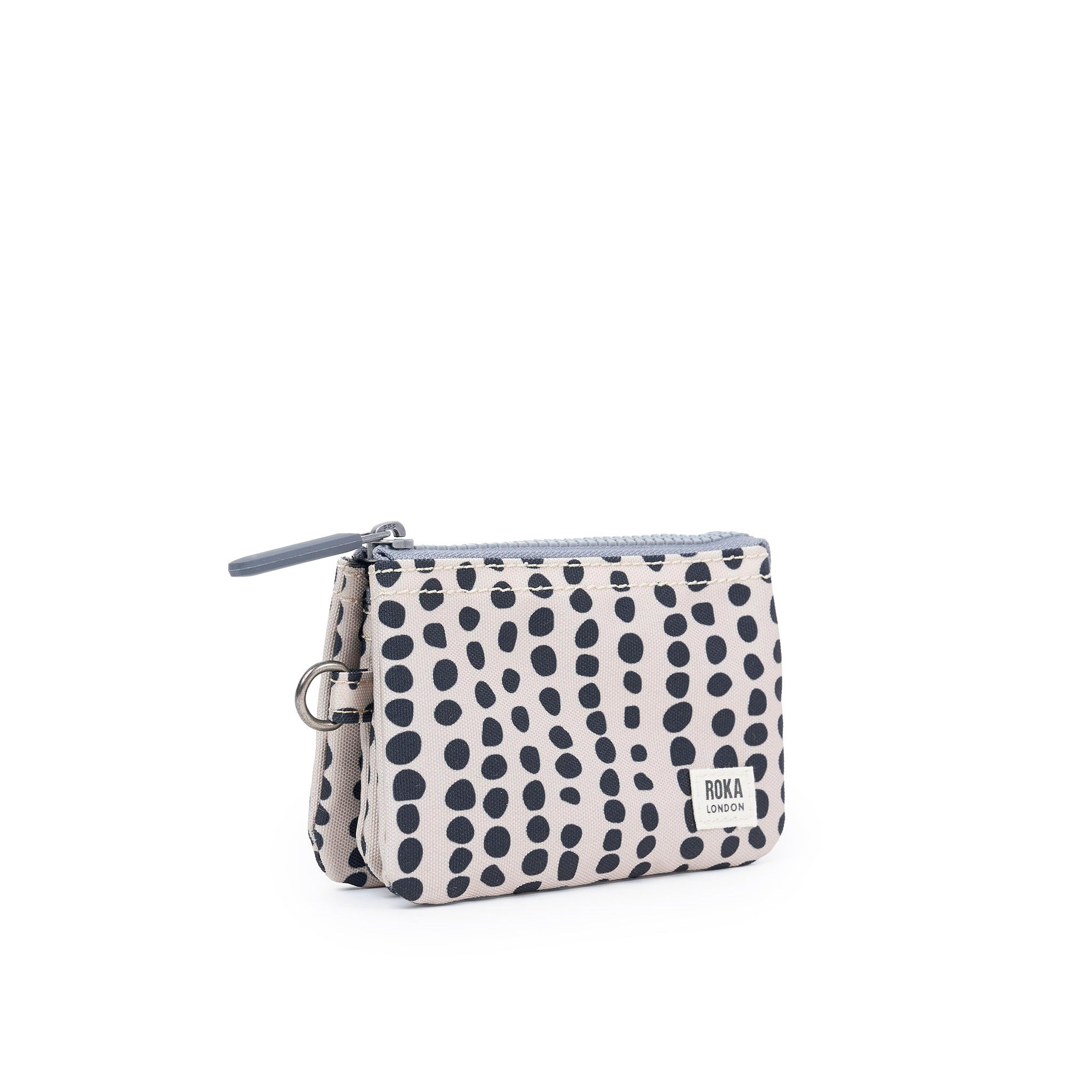 ROKA Carnaby Linear Dot Small Recycled Canvas Purse