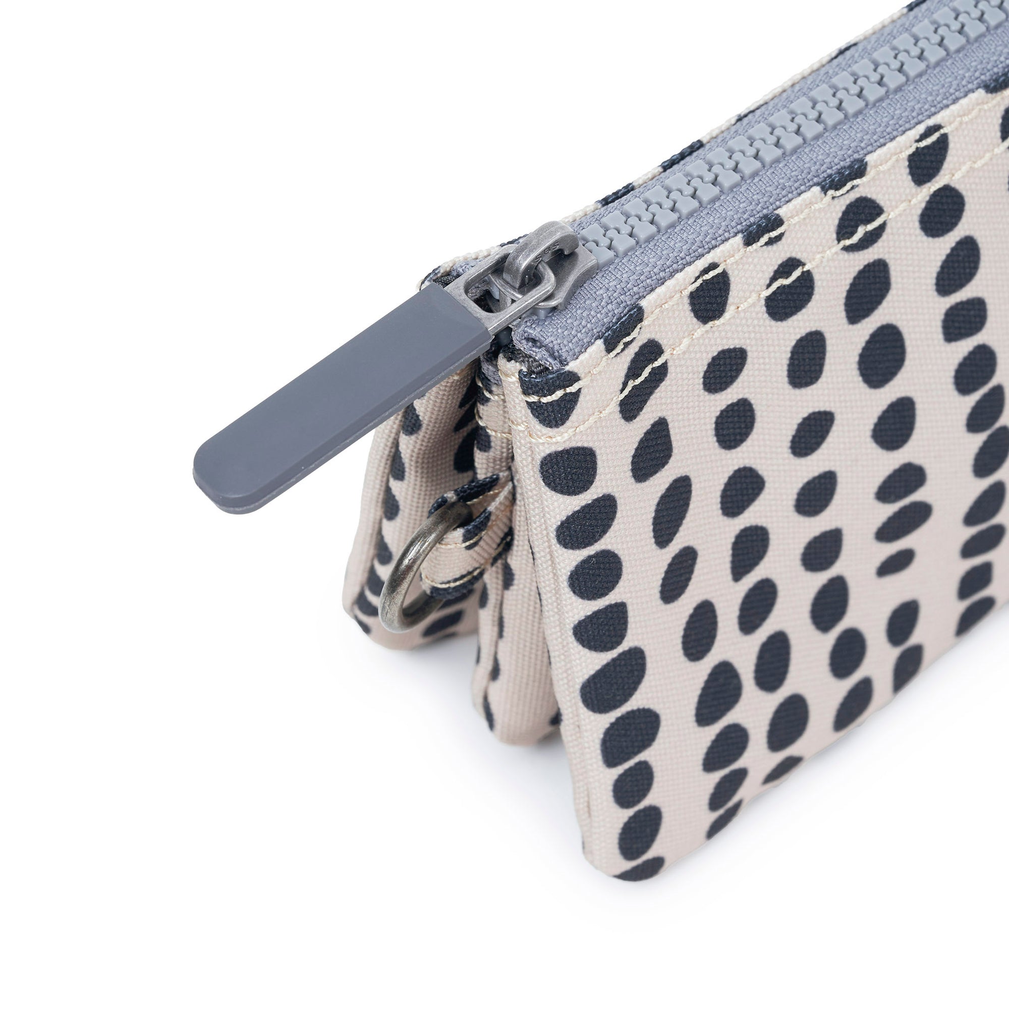 ROKA Carnaby Linear Dot Small Recycled Canvas Purse
