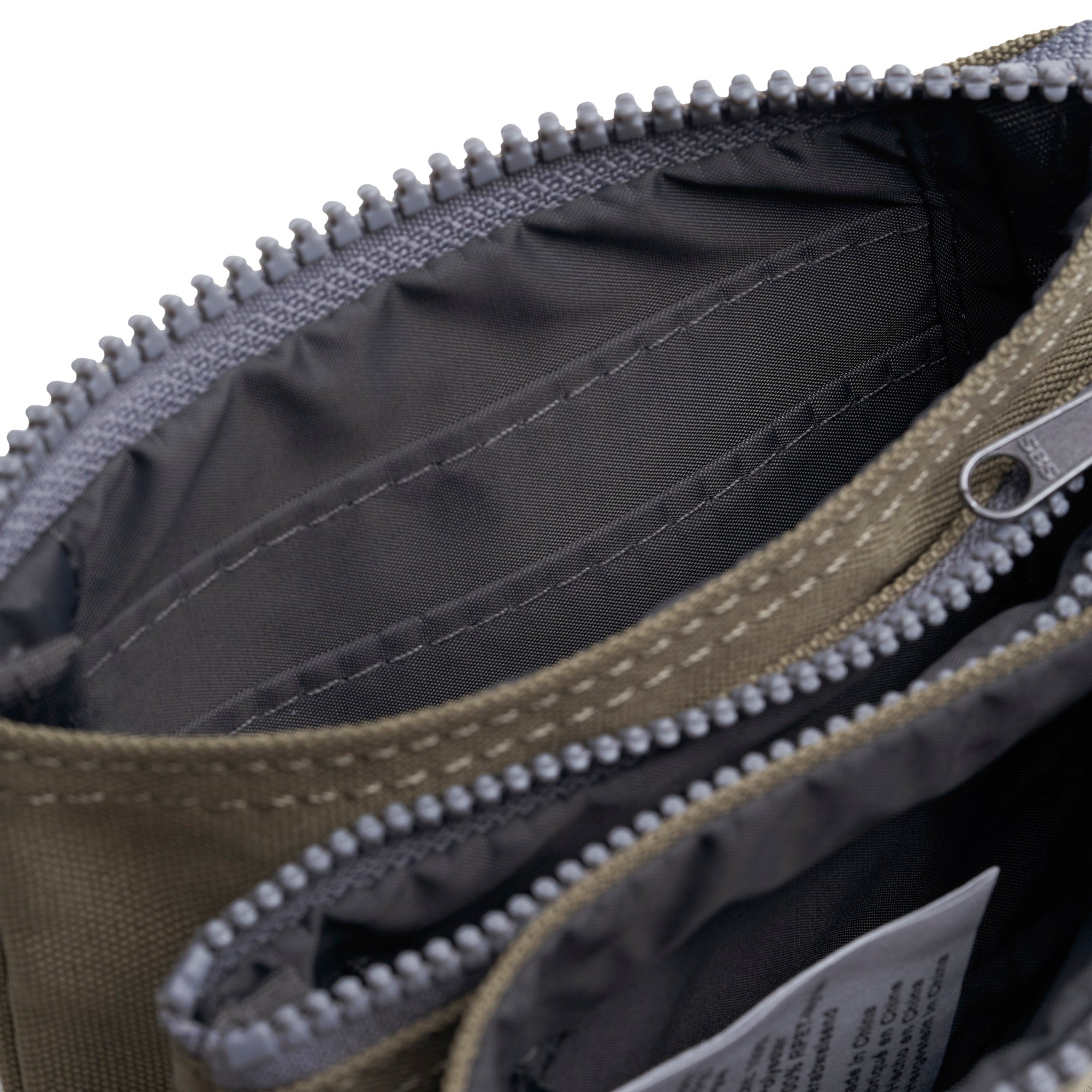 ROKA Carnaby Taupe Small Recycled Canvas Purse