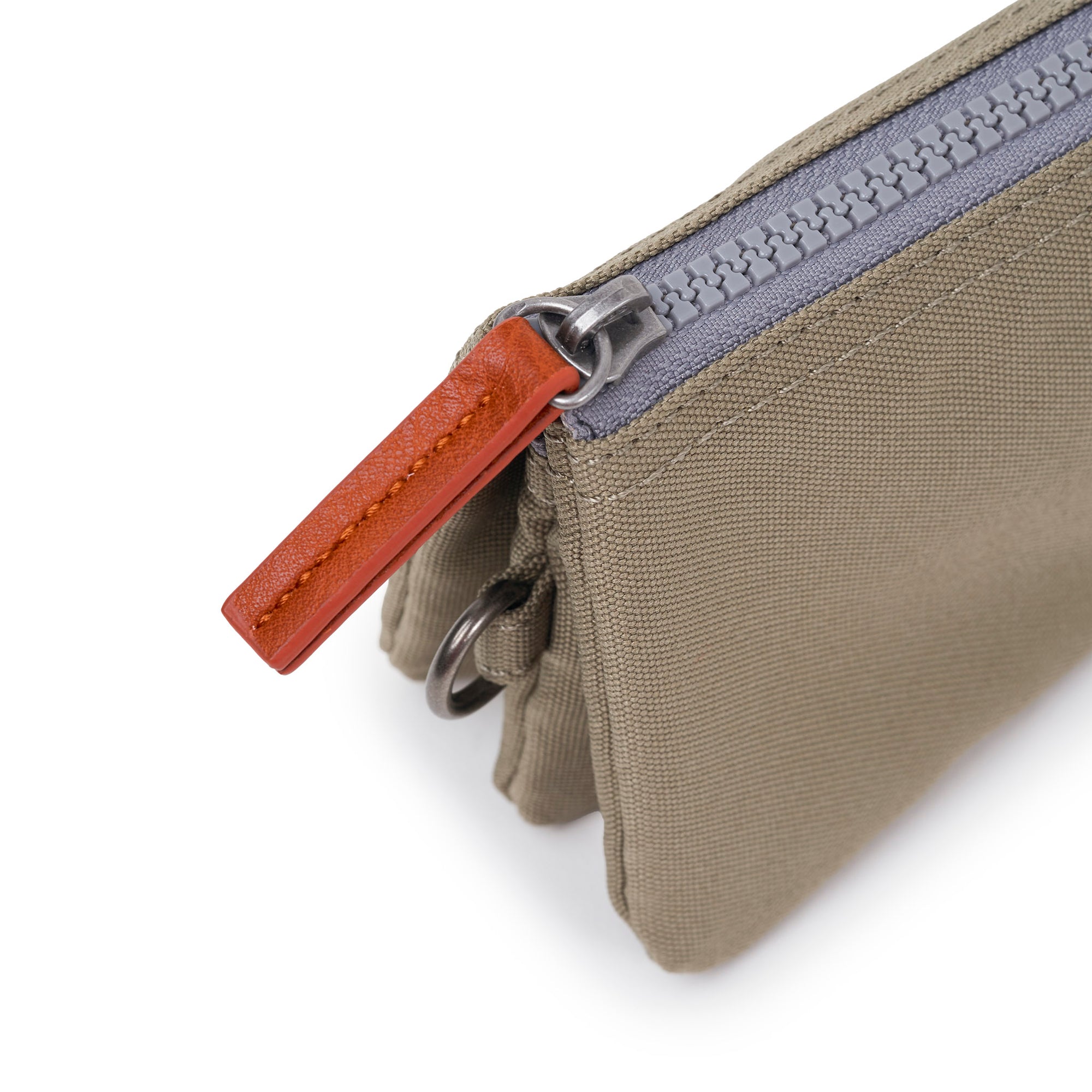 ROKA Carnaby Taupe Small Recycled Canvas Purse