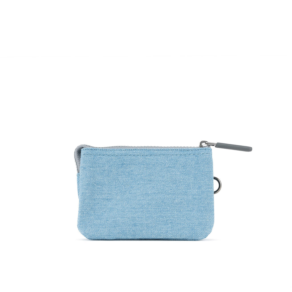 ROKA Carnaby Light Denim Small Recycled Canvas Purse