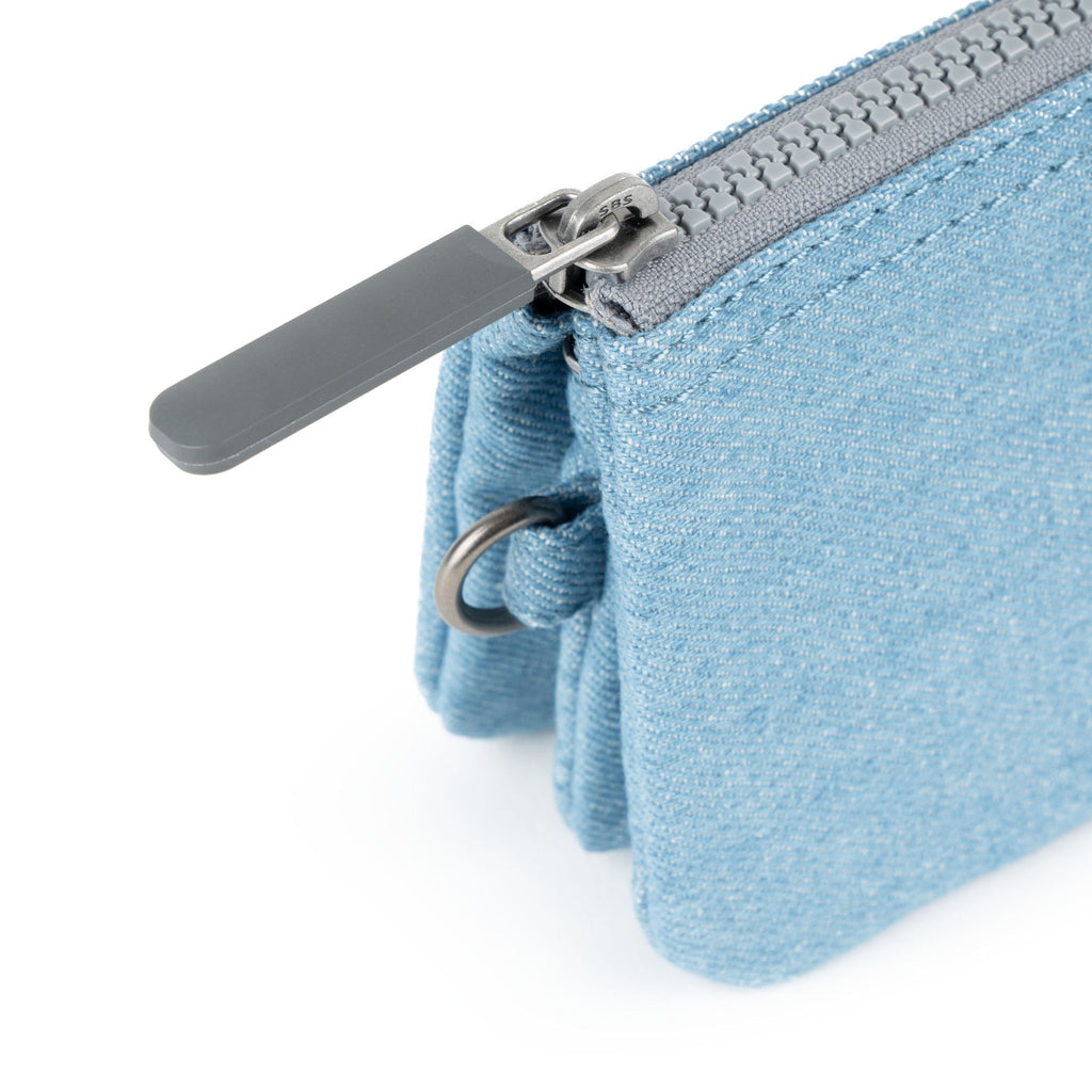ROKA Carnaby Light Denim Small Recycled Canvas Purse