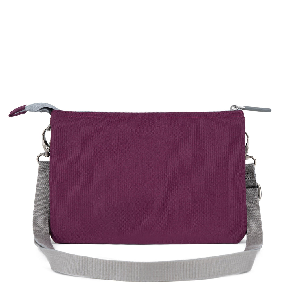ROKA Carnaby Crossbody XL Cherry Lacquer Recycled Canvas Bag