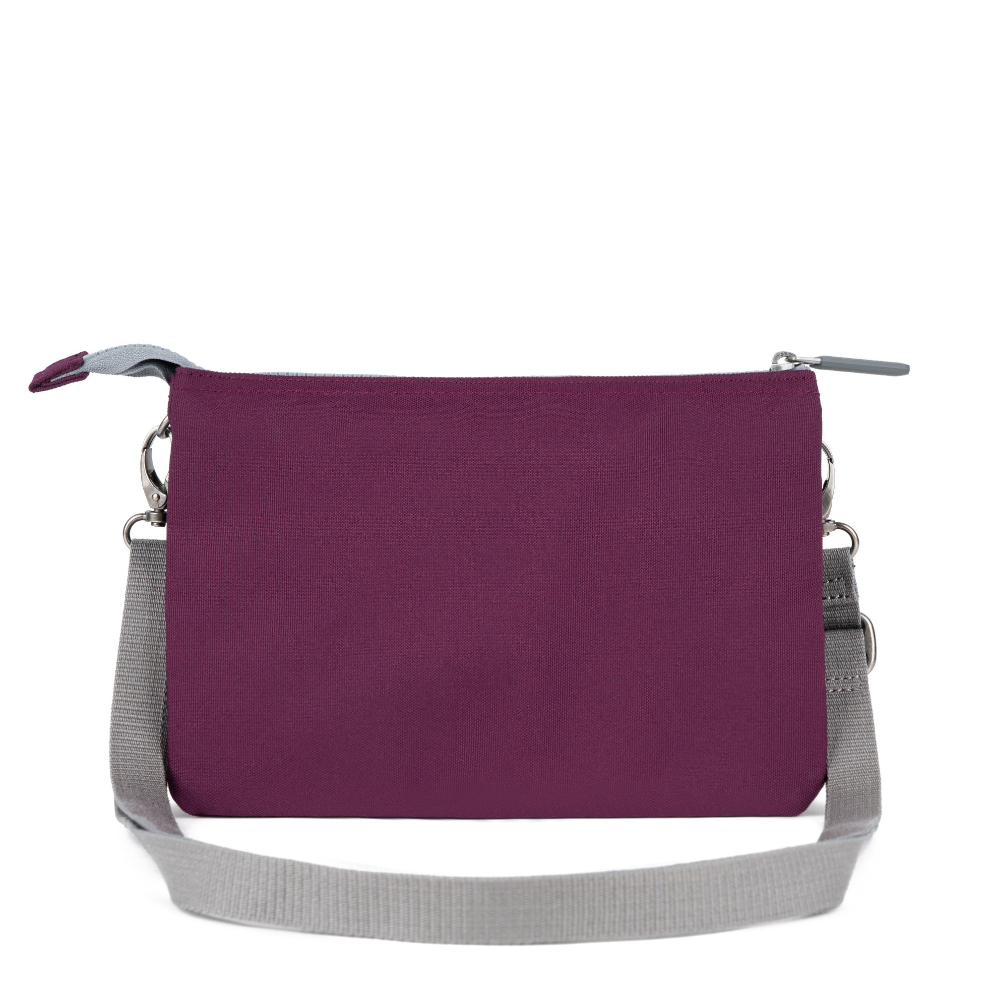ROKA Carnaby Crossbody XL Cherry Lacquer Recycled Canvas Bag