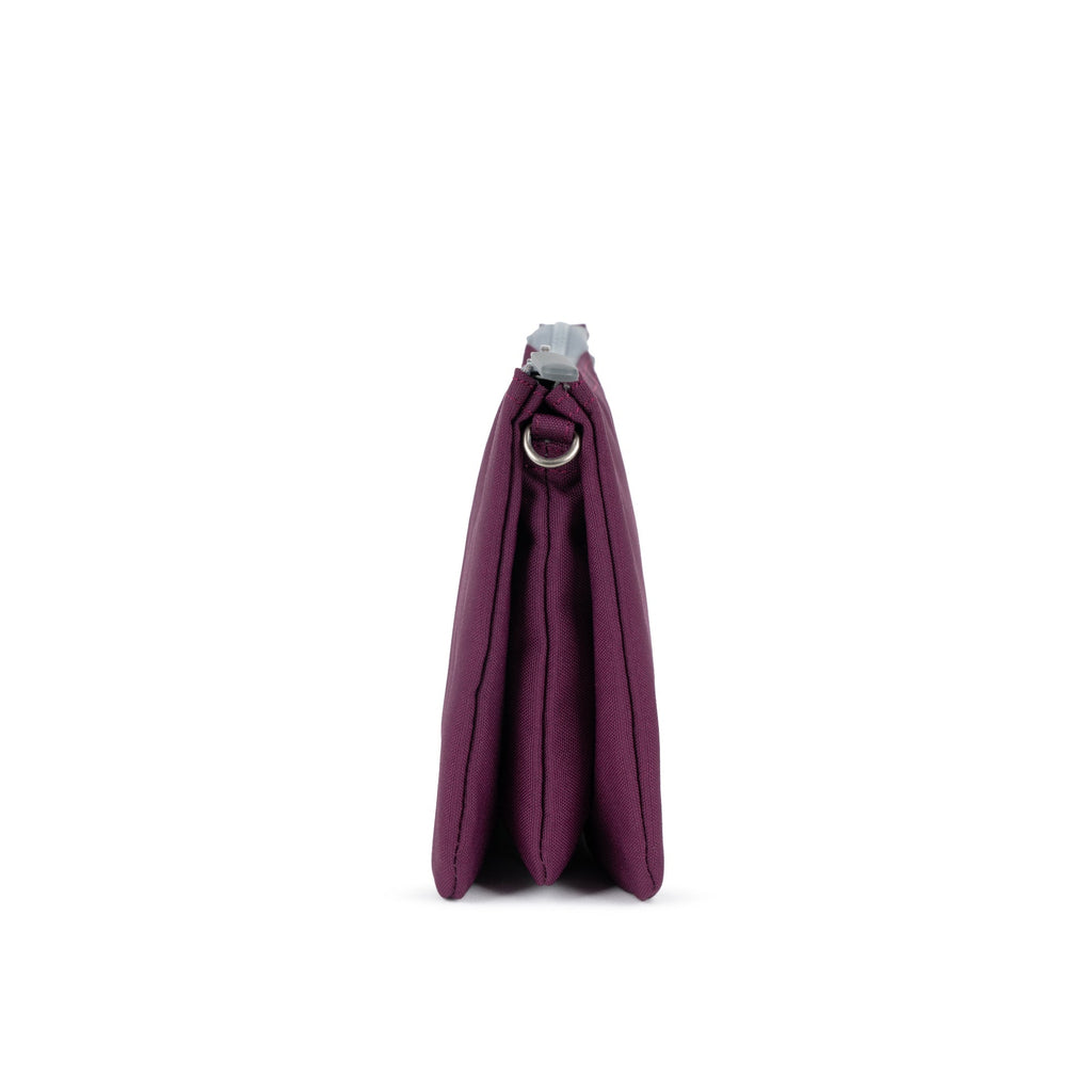 ROKA Carnaby Crossbody XL Cherry Lacquer Recycled Canvas Bag