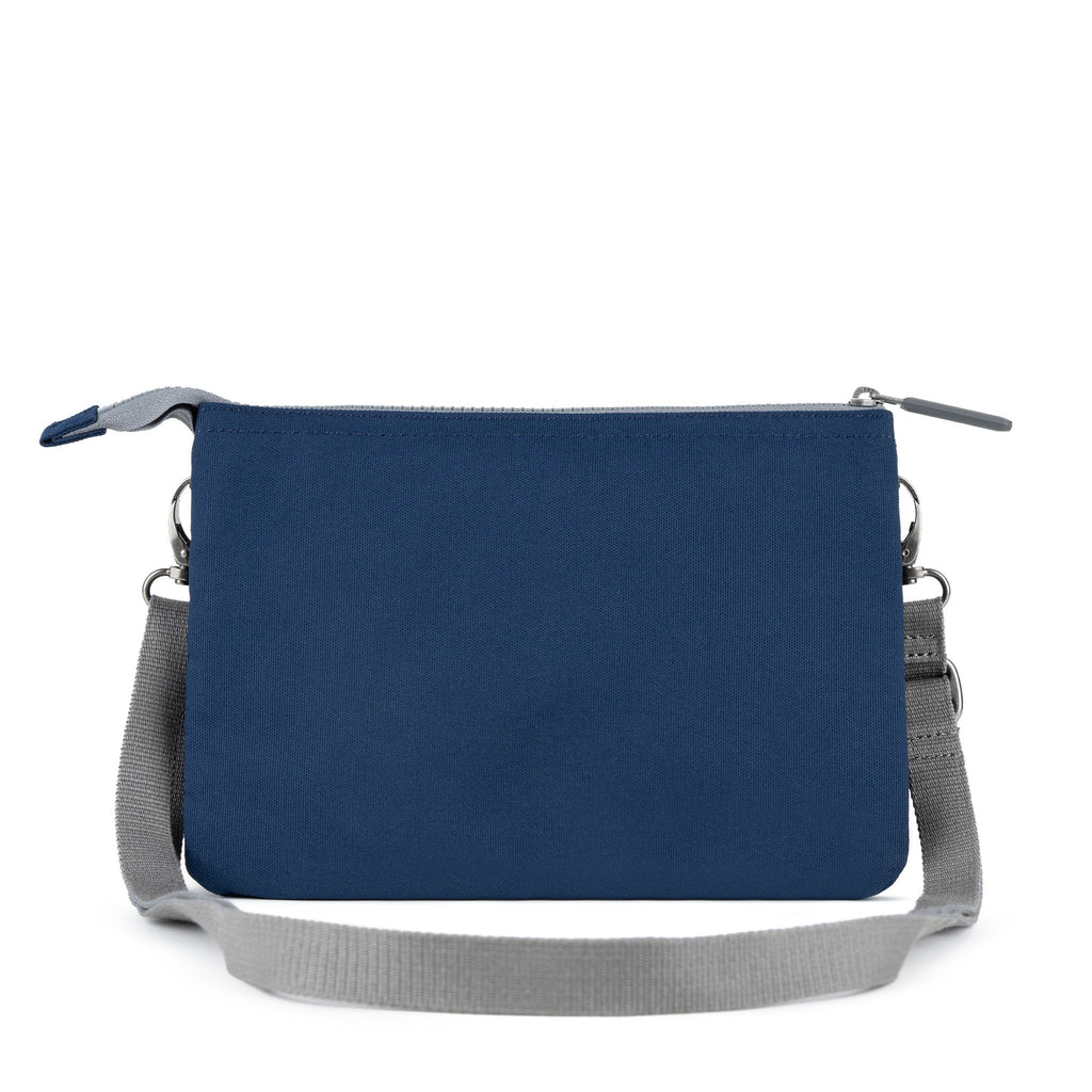 ROKA Carnaby Crossbody XL Crisp Blue Recycled Canvas Bag