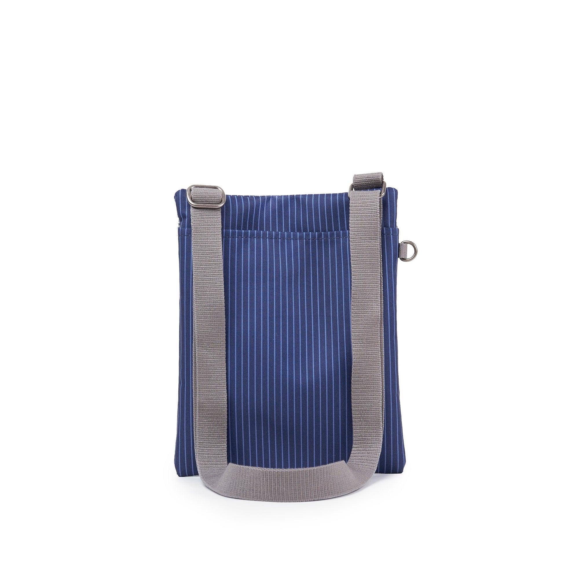 ROKA Chelsea B Dark Denim Pinstripe Recycled Nylon Bag