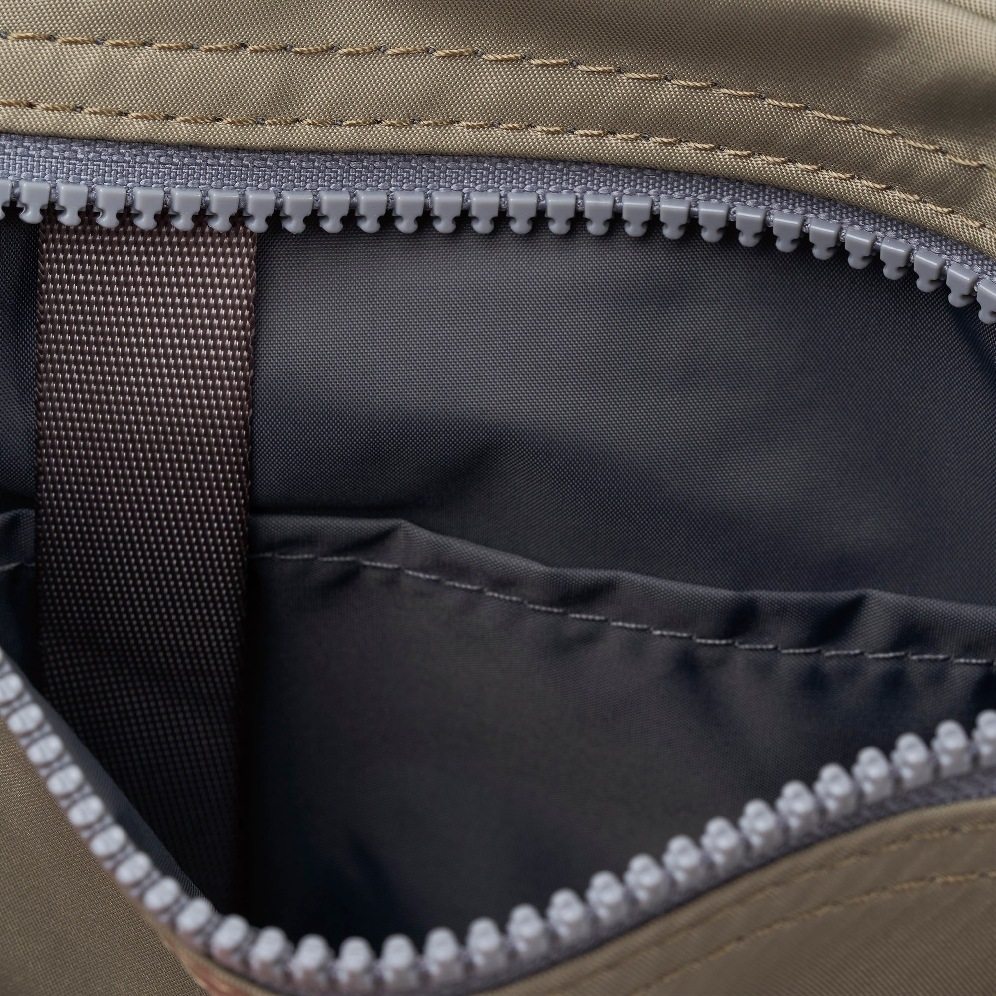 ROKA Chelsea B Taupe Recycled Nylon Bag