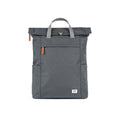 ROKA Finchley A Faded Black Large Recycled Canvas Bag