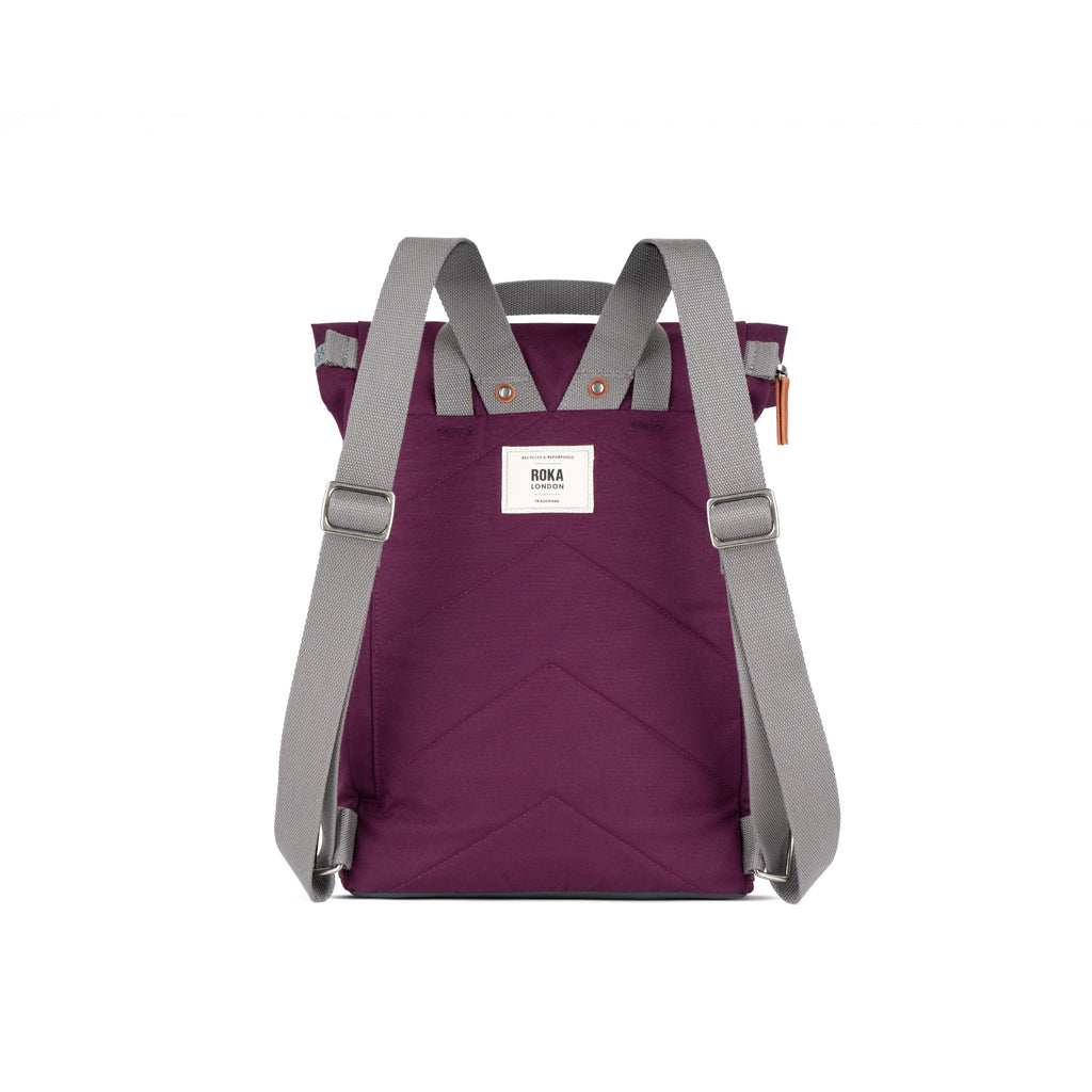 ROKA Finchley A Cherry Lacquer Medium Recycled Canvas Bag