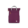 ROKA Finchley A Cherry Lacquer Medium Recycled Canvas Bag
