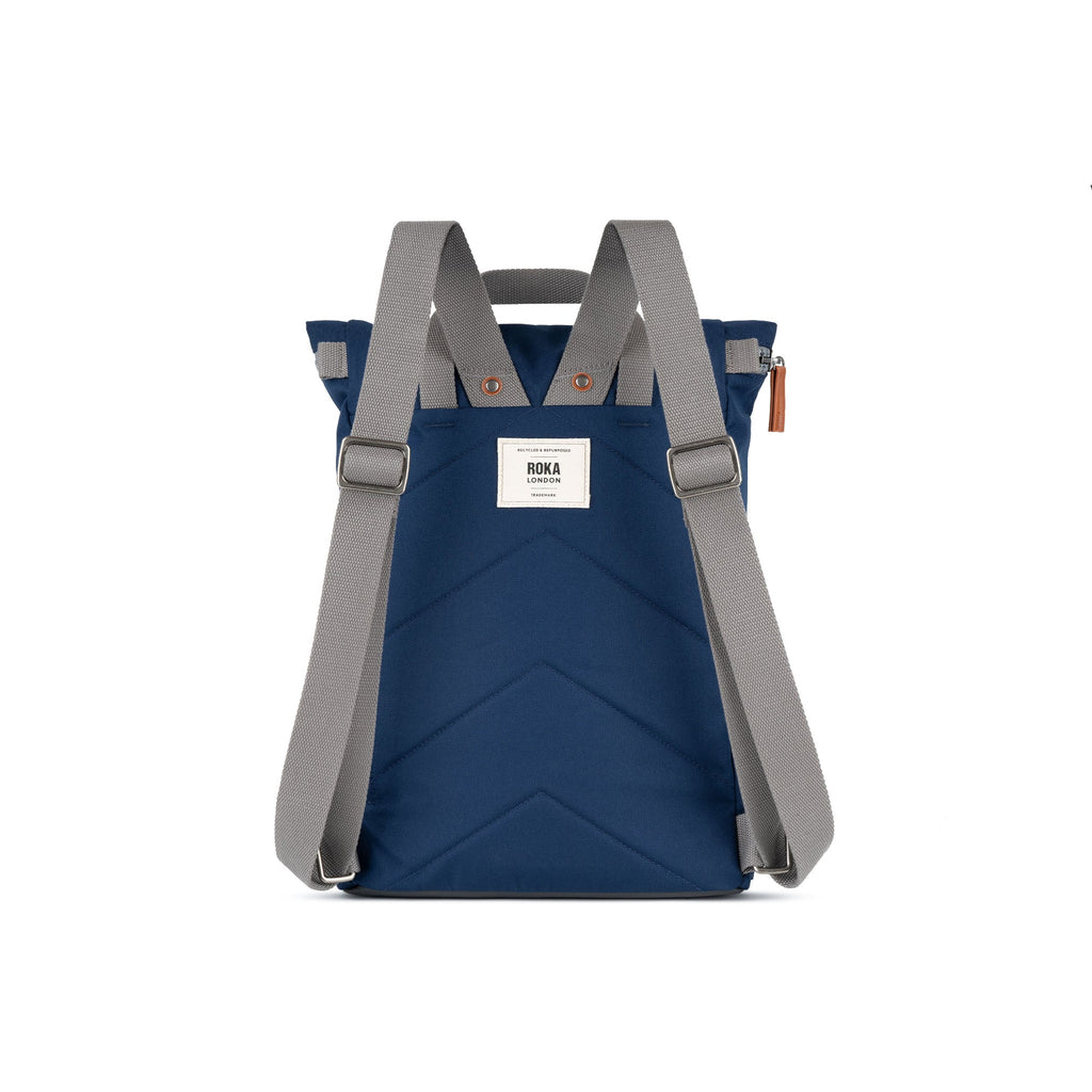 ROKA Finchley A Crisp Blue Medium Recycled Canvas Bag