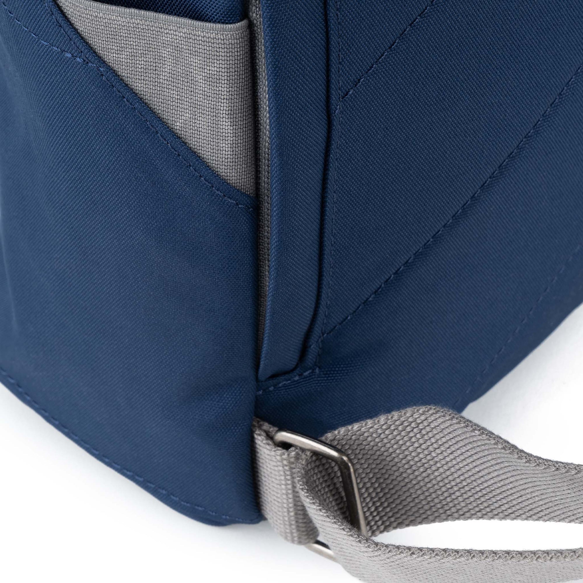 ROKA Finchley A Crisp Blue Small Recycled Canvas Bag