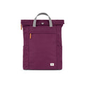 ROKA Finchley A Cherry Lacquer Large Recycled Canvas Bag