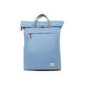 ROKA Finchley A Retro Blue Large Recycled Canvas Bag